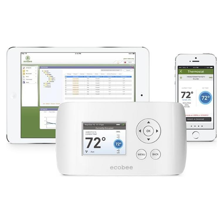 Termostato Comercial Ecobee EB-EMSSi-01 Wi-Fi Pantalla Color