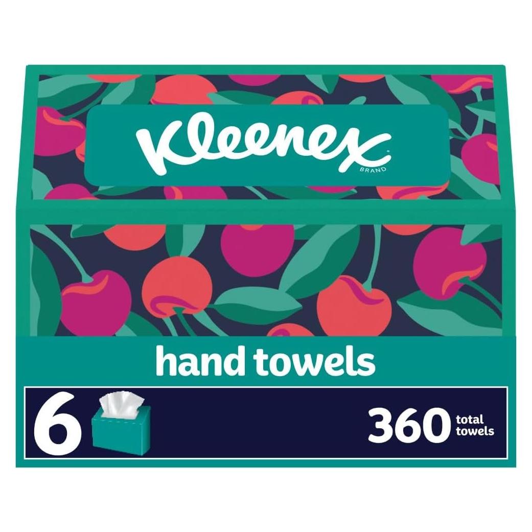 Toallas de Papel Desechables Kleenex, 6 Cajas de 60 Toallas