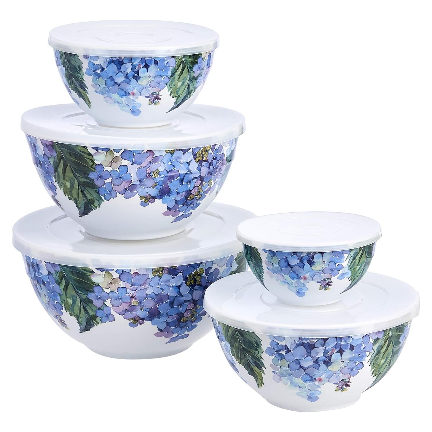 Juego de Tazones de Mezcla Apilables Amazon Basics 10 Piezas 3.8L