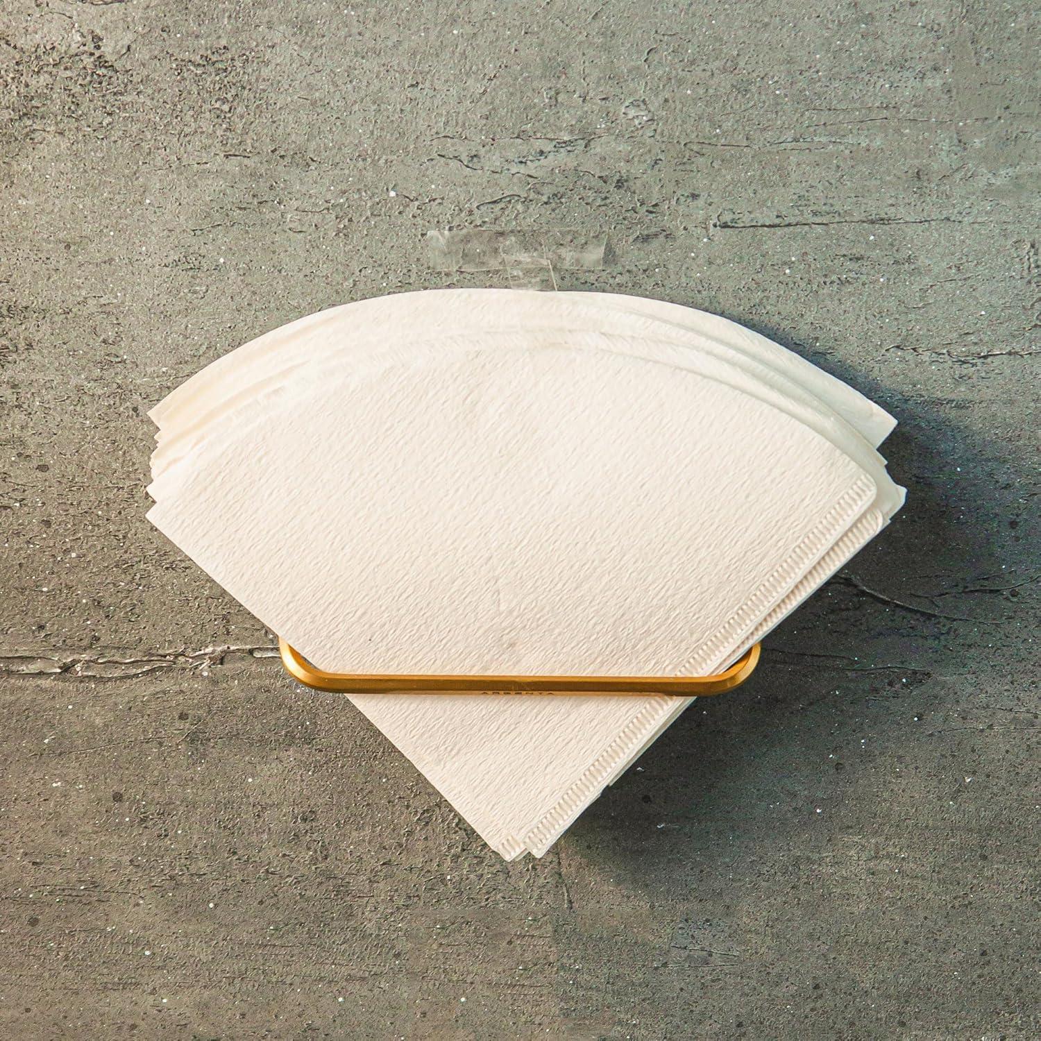 Soporte de Filtros de Café Nookware ARGENTA - Madera y Latón