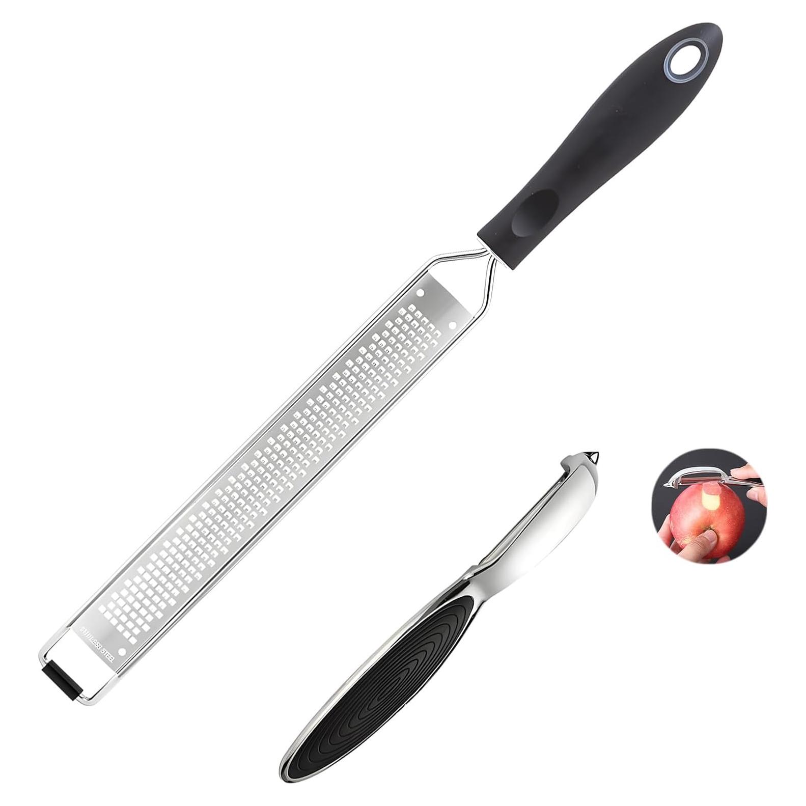 Juego de Rallador y Pelador de Cocina Genérico 2 en 1