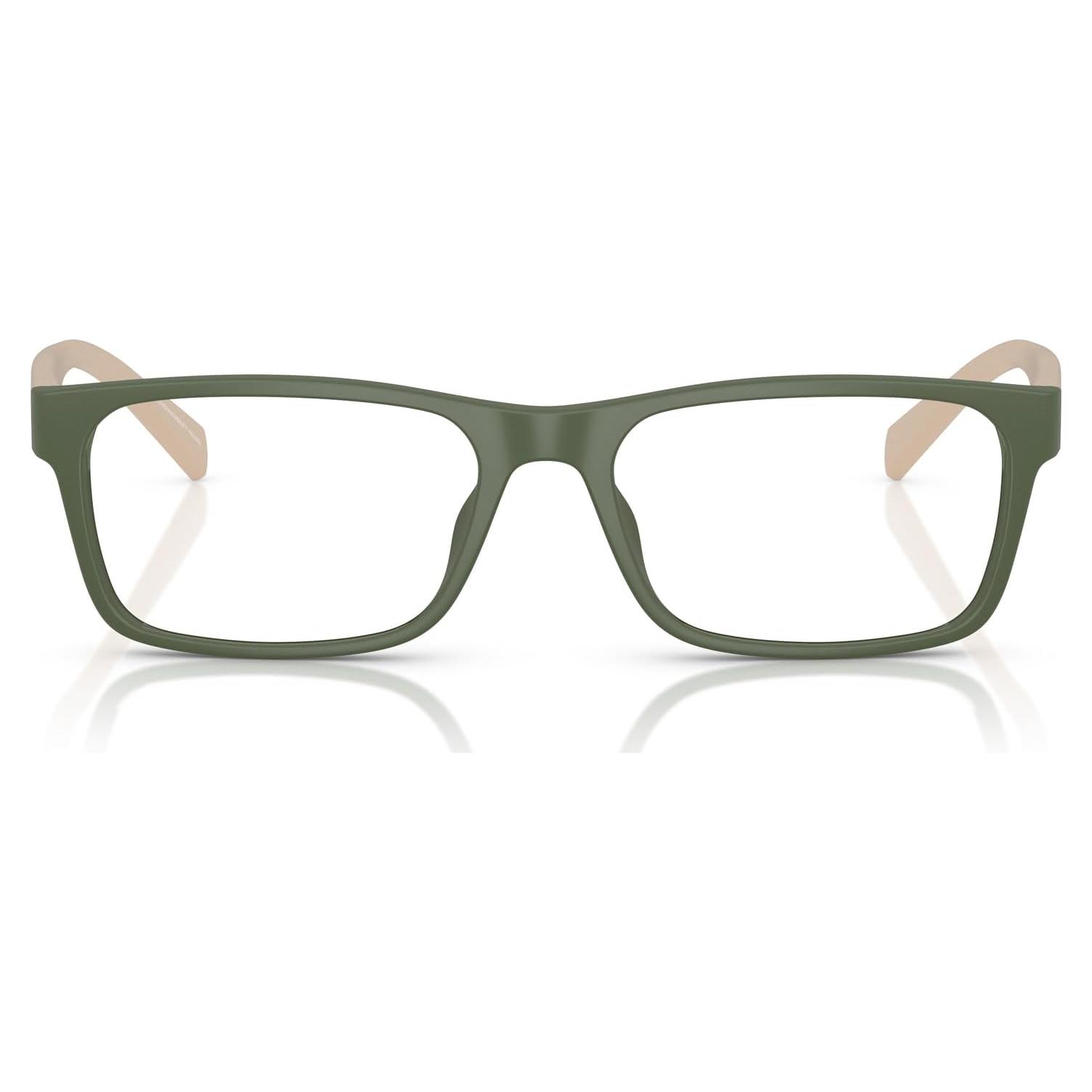 Montura de gafas Armani Exchange AX3038F para hombres verde mate