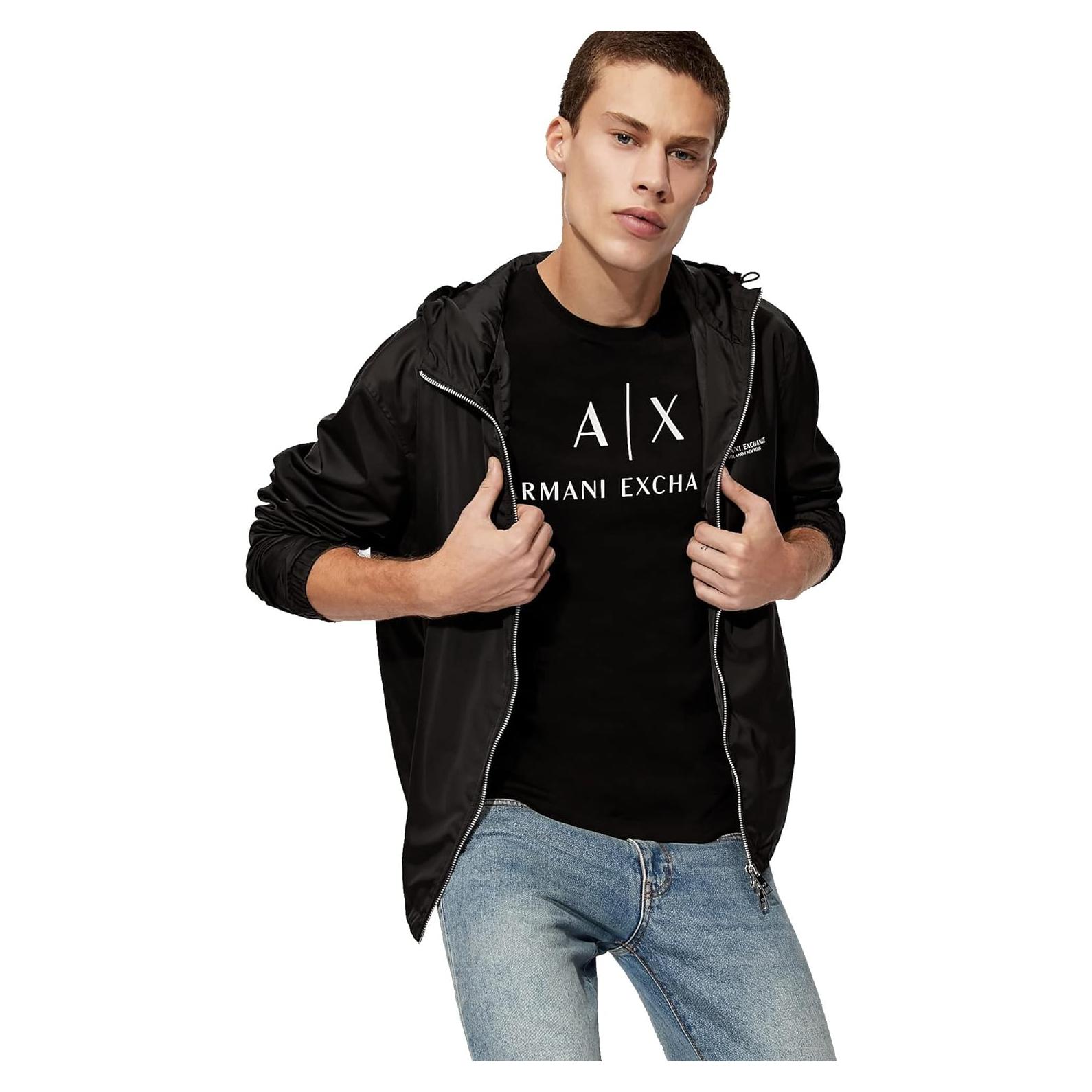 Camiseta AX Armani Exchange Hombre Cuello Redondo Algodón