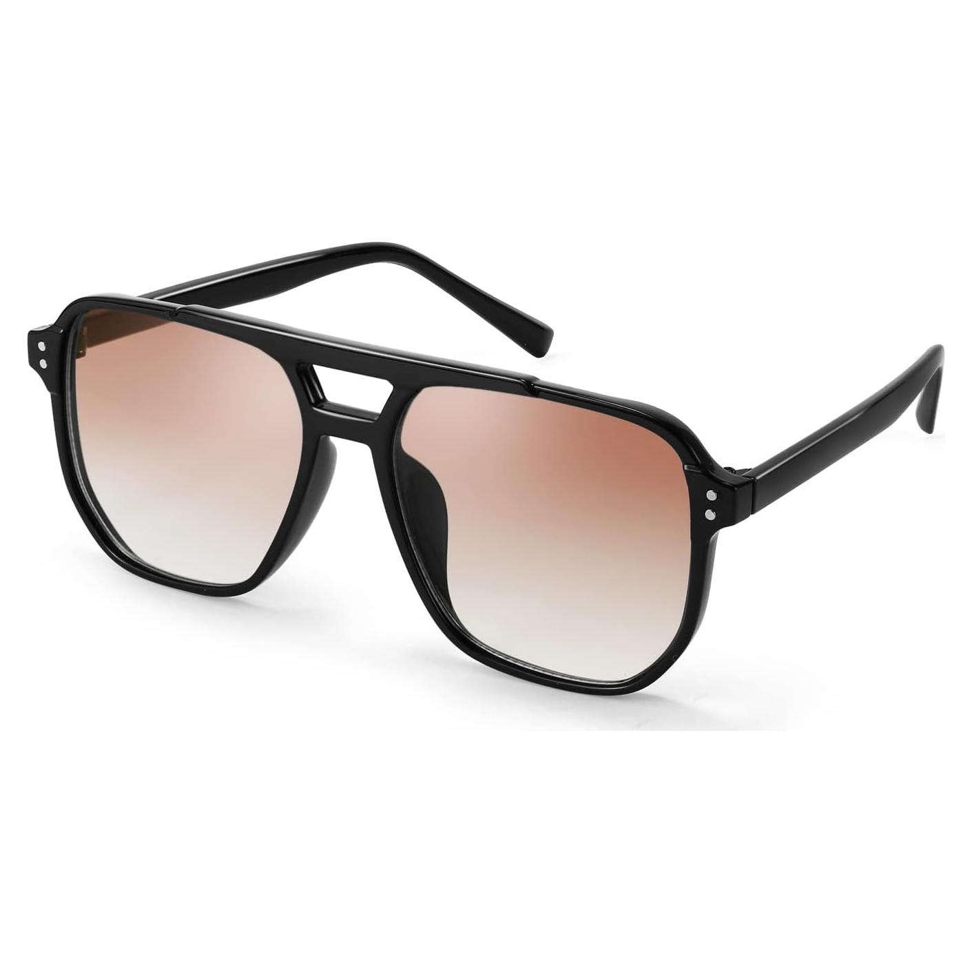 Gafas de Sol FEISEDY Retro Cuadradas UV400 Unisex