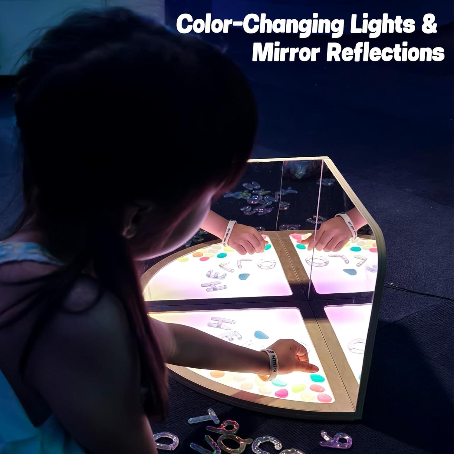 Esquina Sensorial Tenmind RPS con Espejos y Luz LED 43x40cm