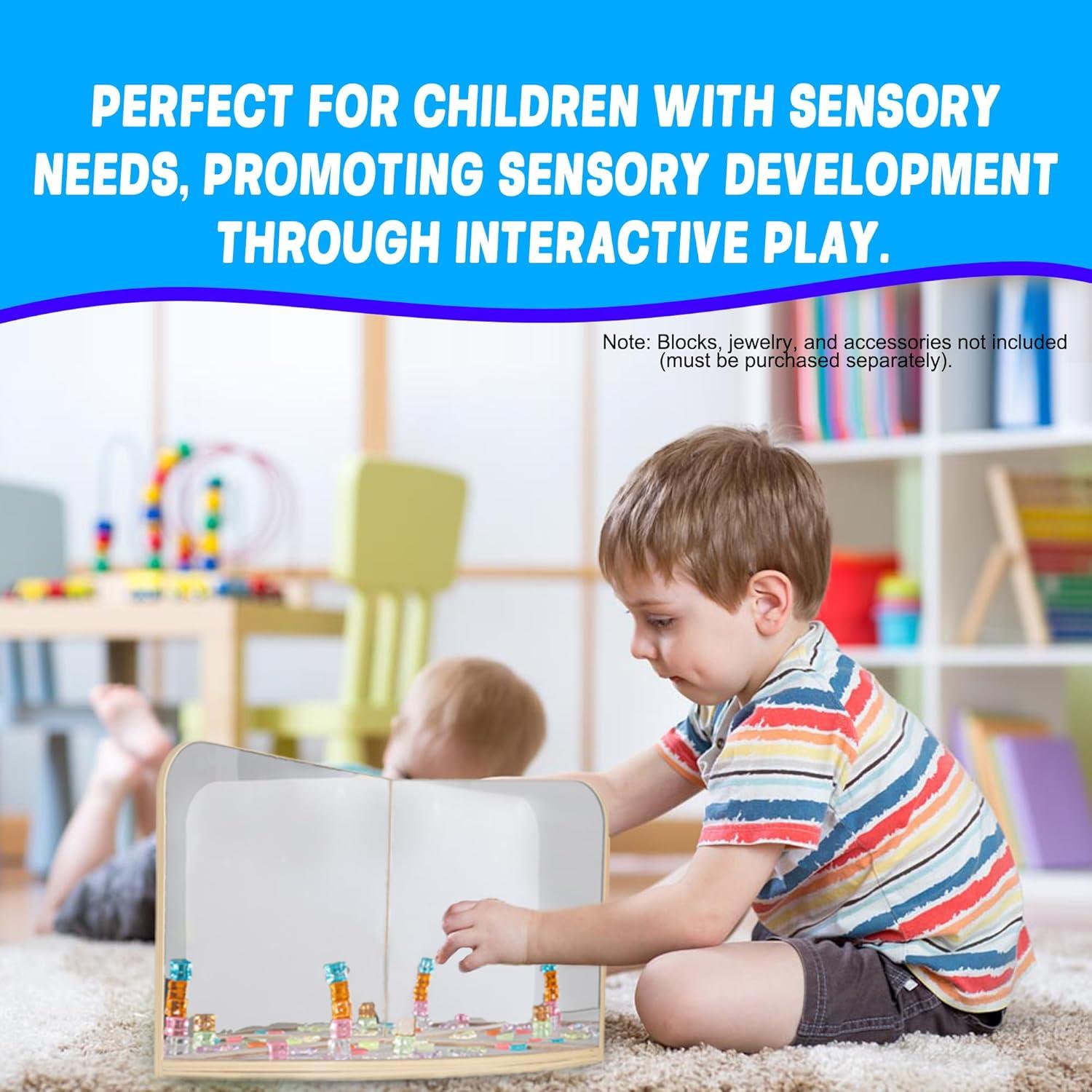 Esquina Sensorial Tenmind RPS con Espejos y Luz LED 43x40cm