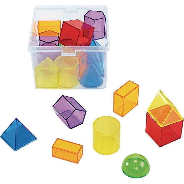 Formas Geométricas Translúcidas STEM Excellerations 20 Piezas