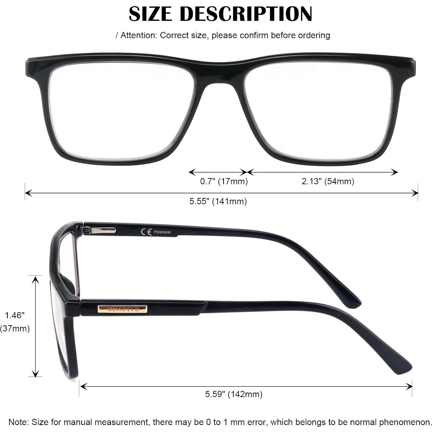 Gafas Progresivas Multifocales Missfive 2.5x Anti Luz Azul