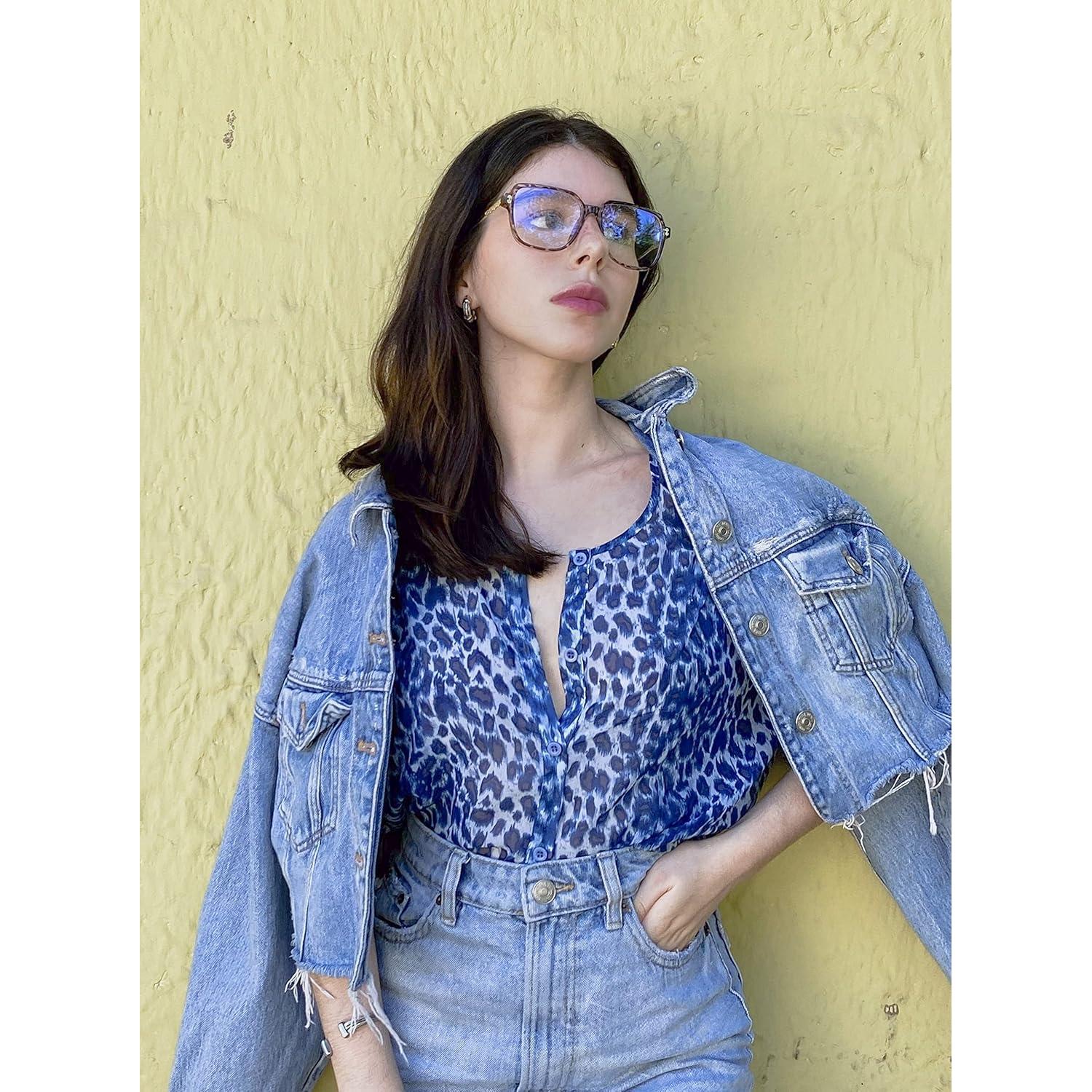 Gafas de bloqueo luz azul VISOONE modelo Remy tamaño grande