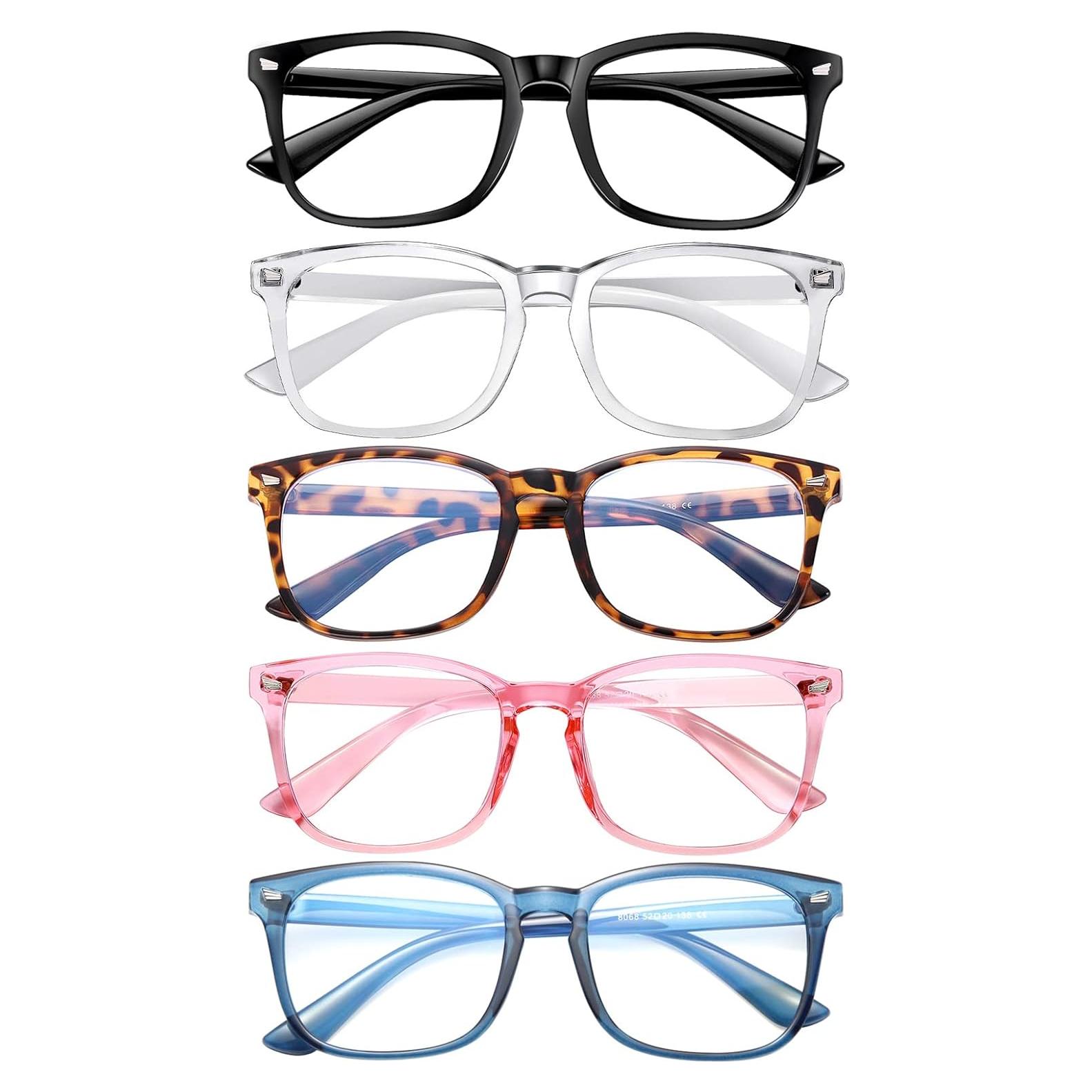 Paquete de 5 Gafas de Lectura Multicolor 1.75x UV