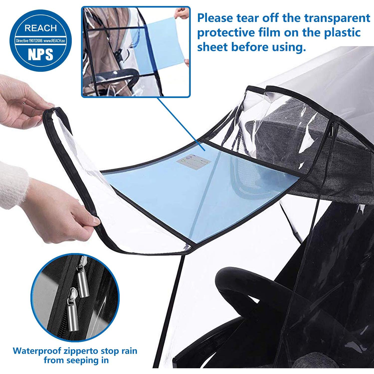 Cubierta de Lluvia Universal para Cochecito ZY012-L Impermeable