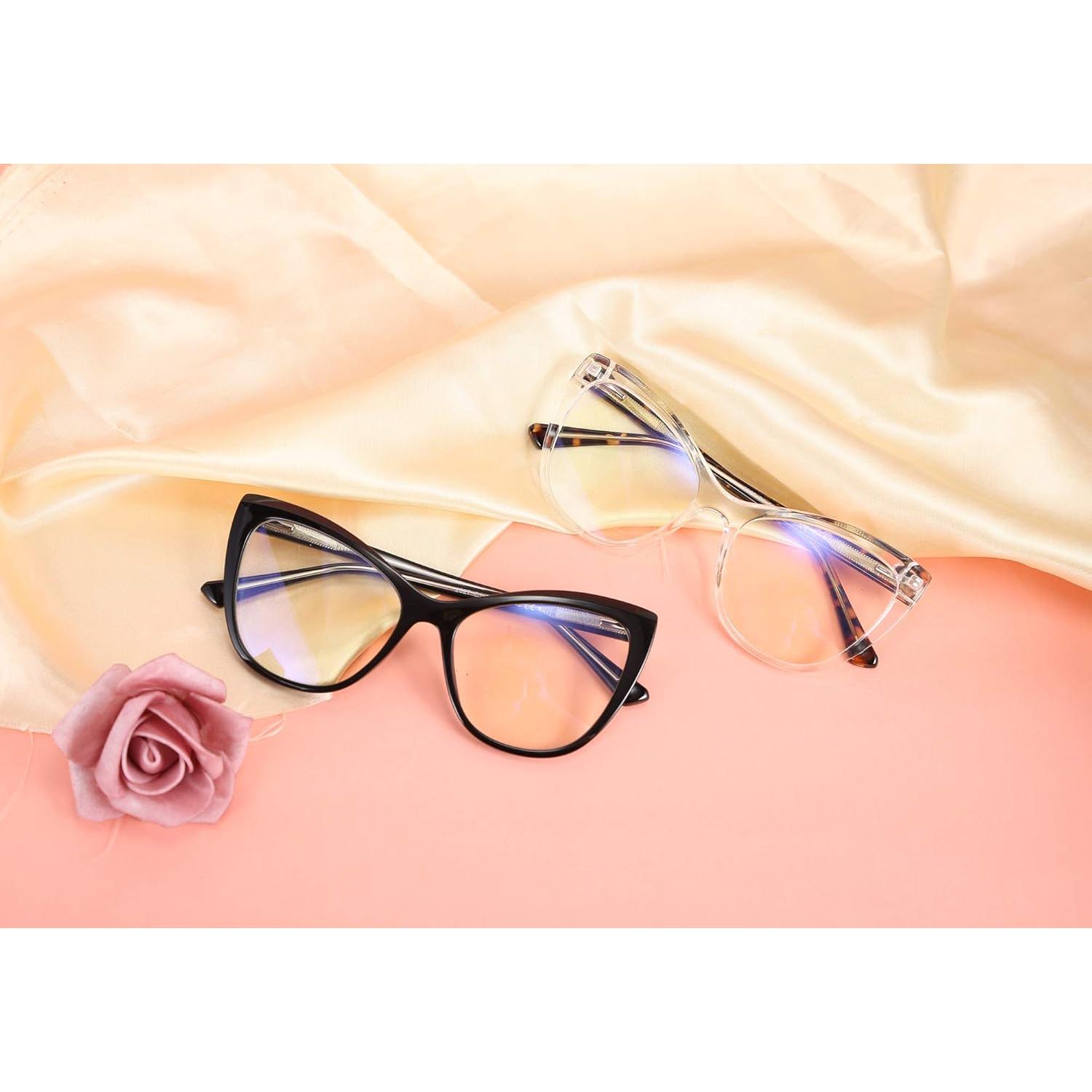 Gafas FEISEDY Cateye Anti Luz Azul para Mujeres B2676