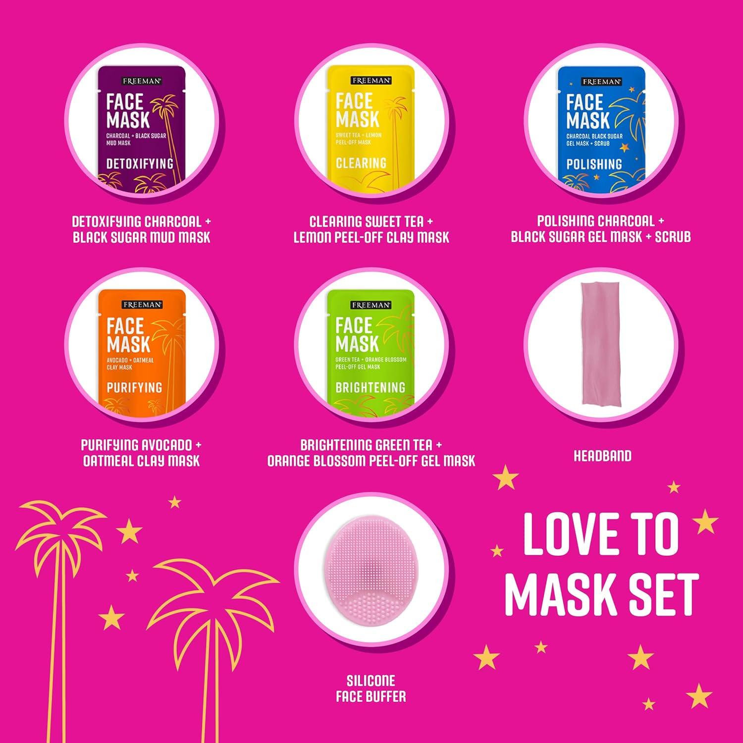 Kit de Mascarillas Freeman Love to Mask 14 Piezas