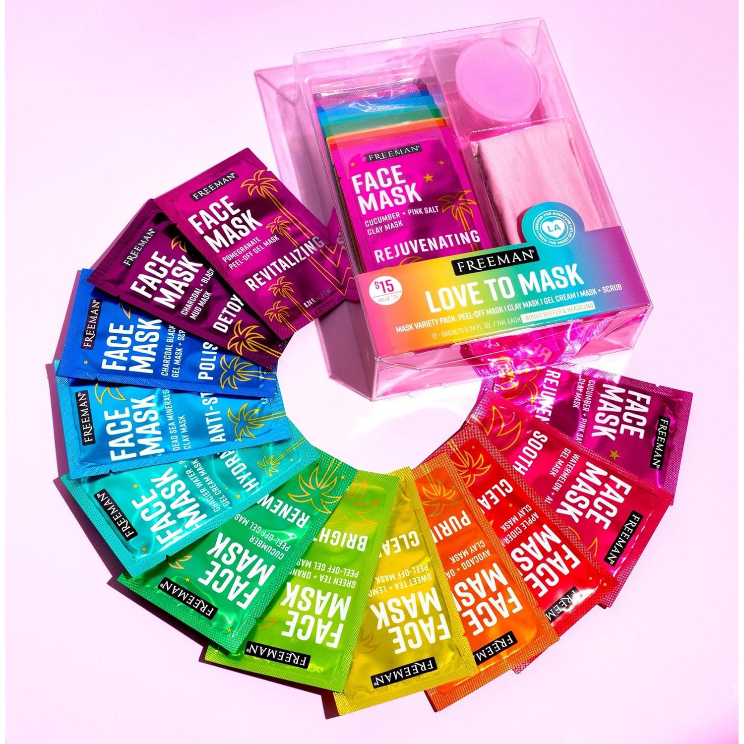 Kit de Mascarillas Freeman Love to Mask 14 Piezas