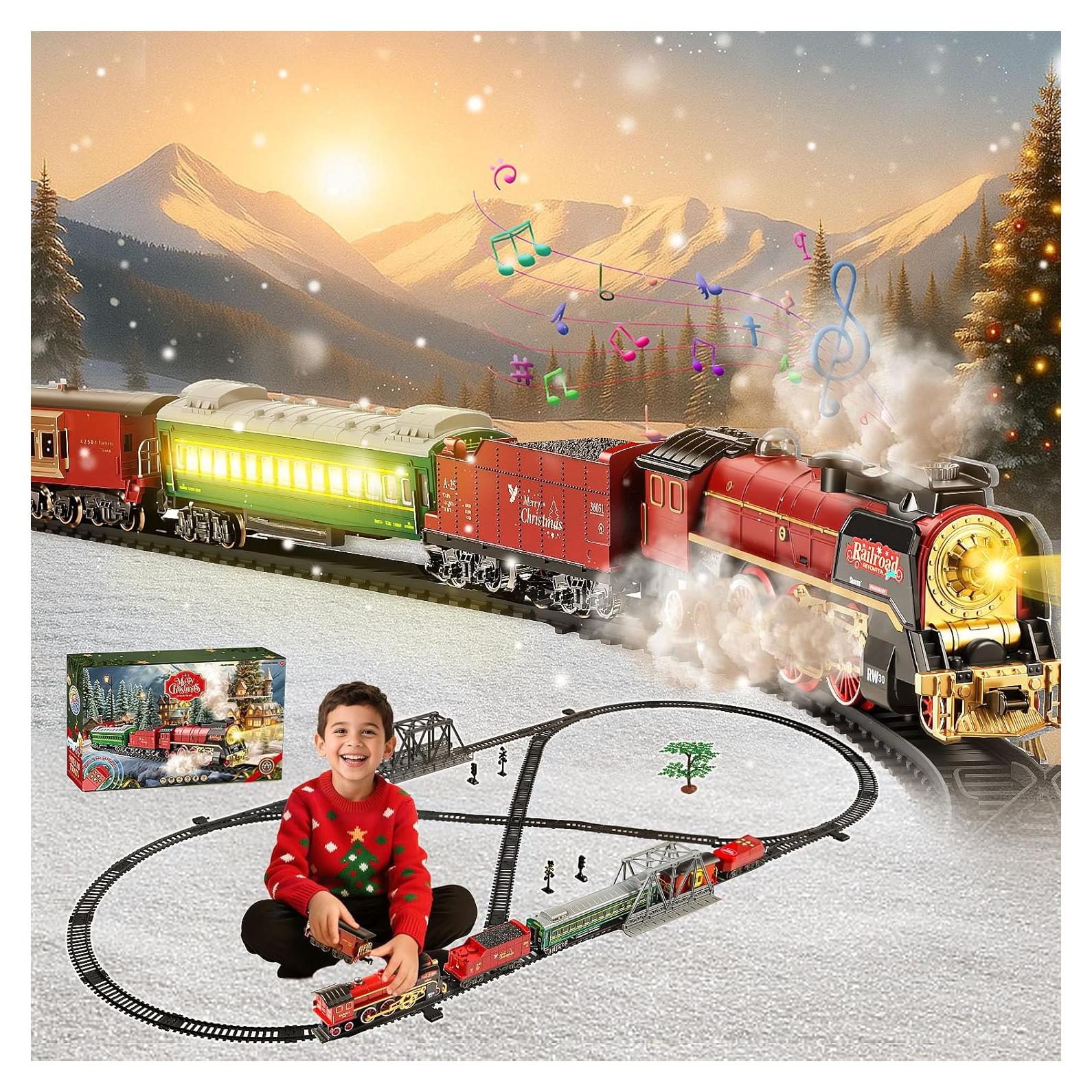 Juego de tren eléctrico JONRRYIN BD5248 con control remoto