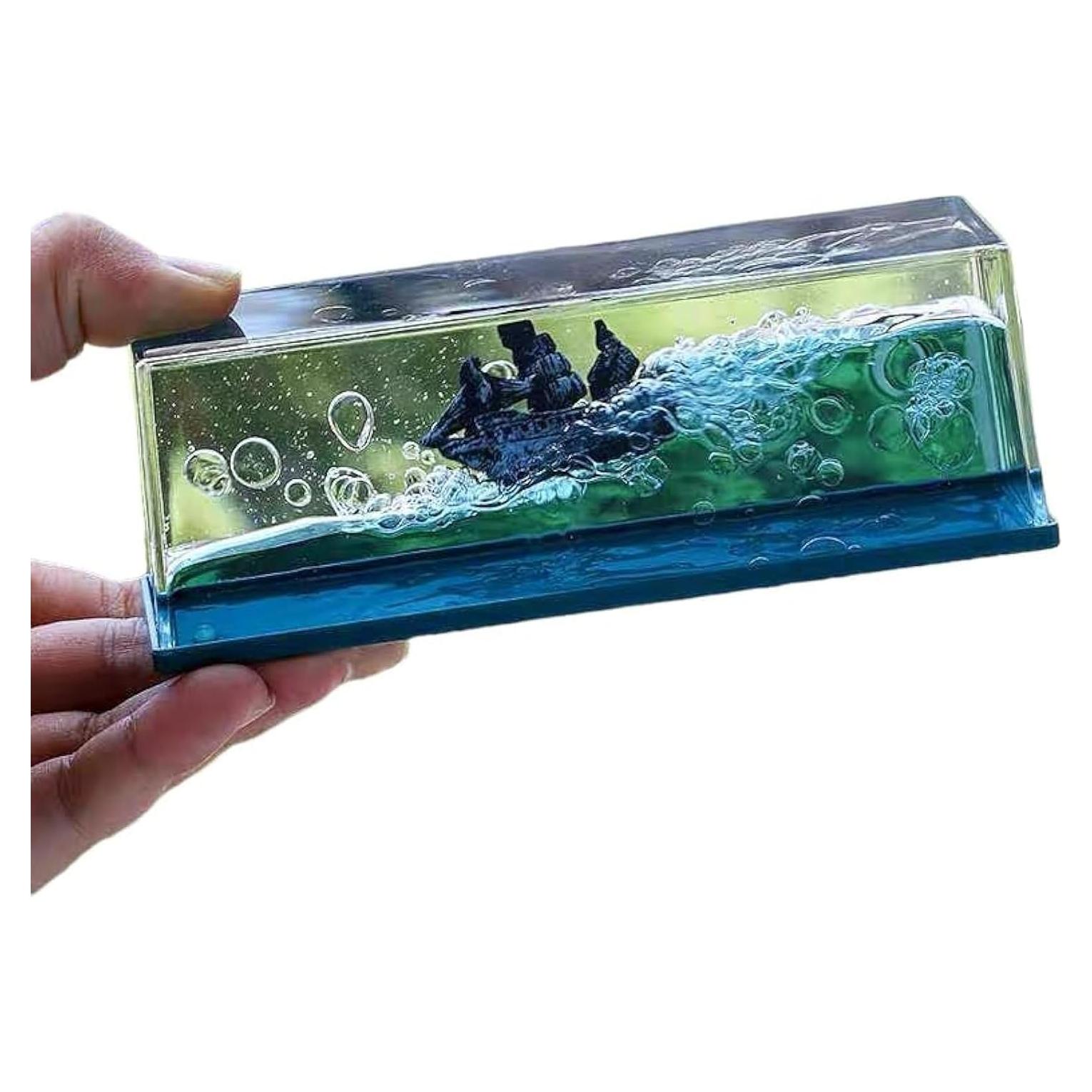 Barco Fantasma Perla Negra en Botella Flotante ZEshops 14.6cm