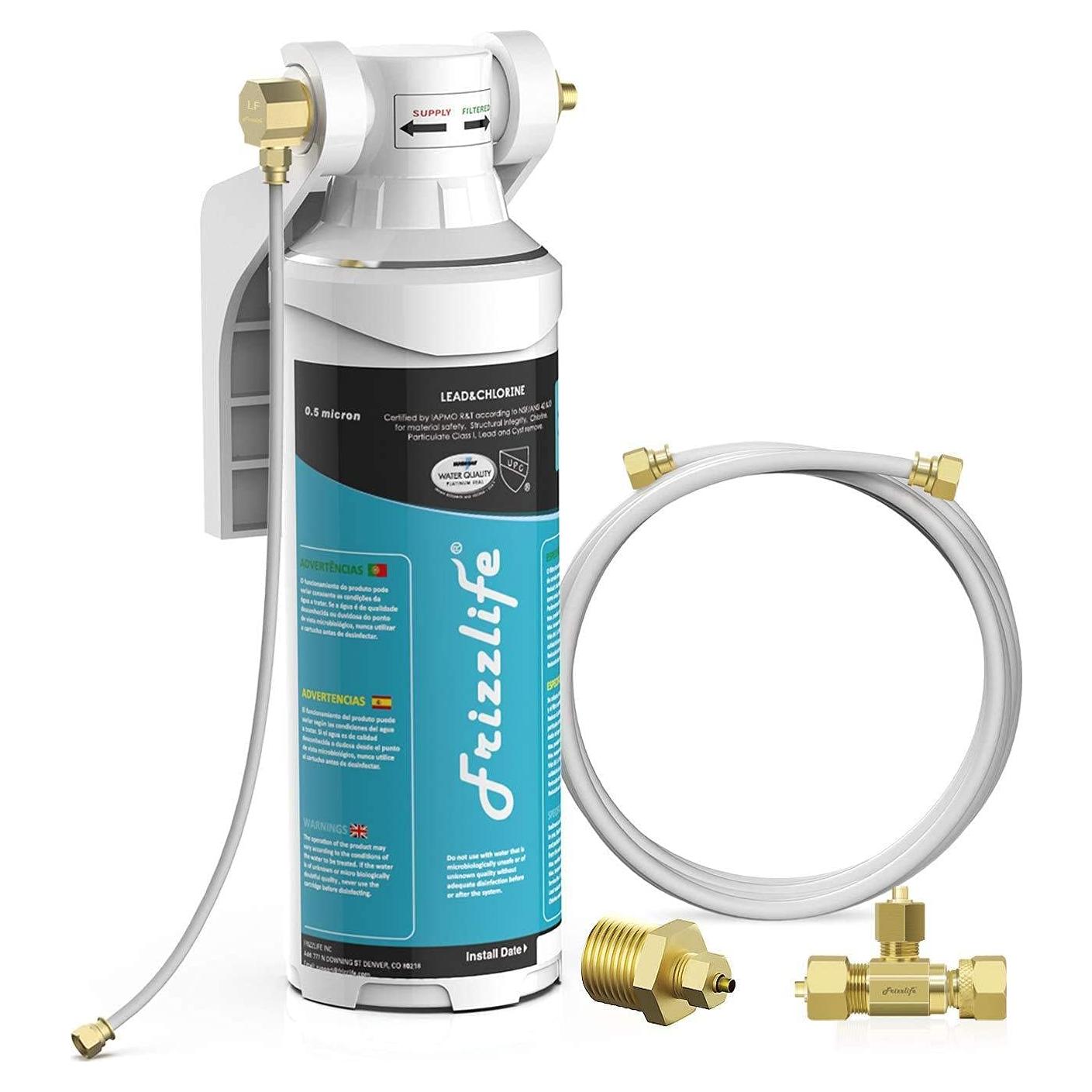 Filtro de Agua Inline Frizzlife MS99 para Refrigerador 0.5 Micrones