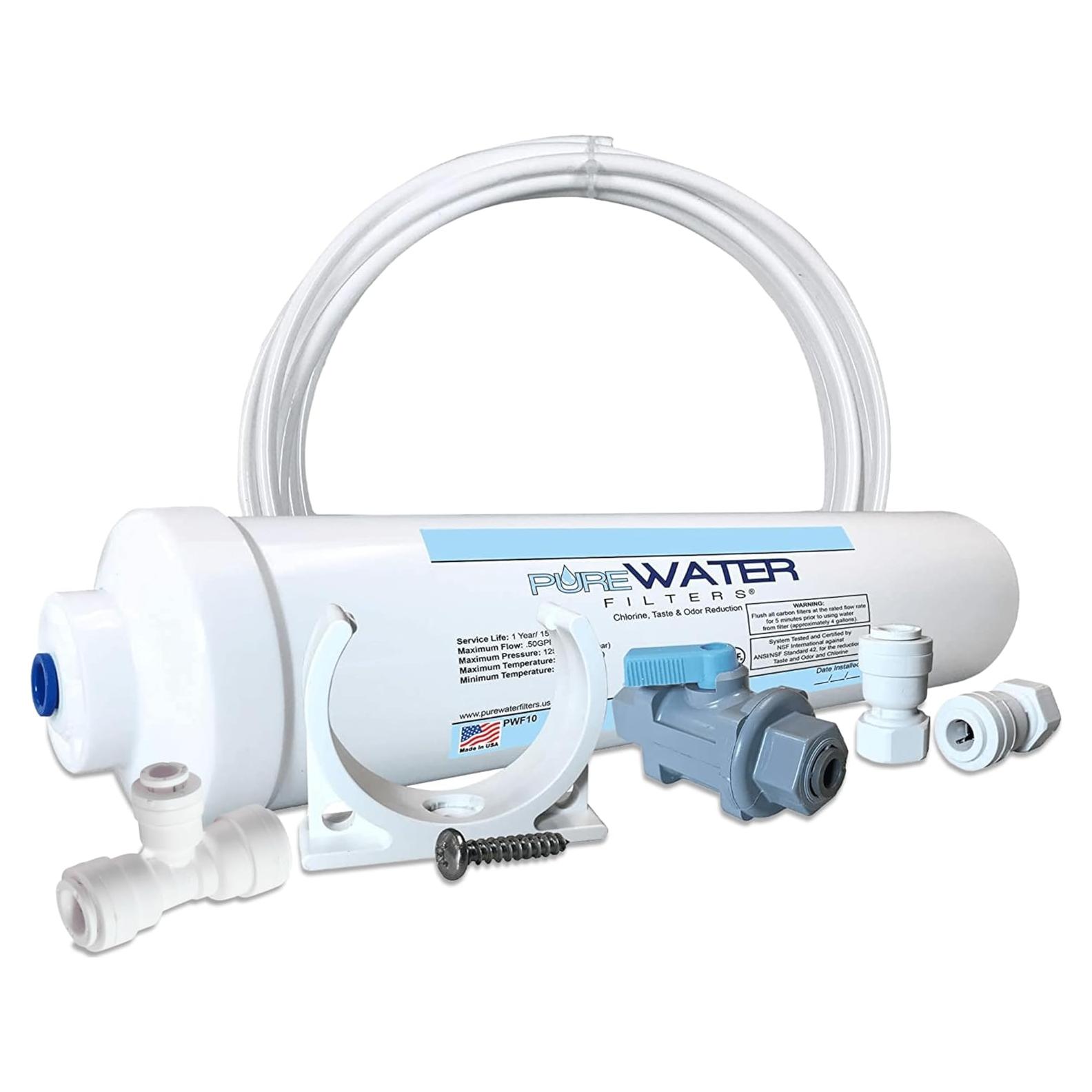 Kit de Filtro de Agua en Línea PureWater PWI-CE para Hielo