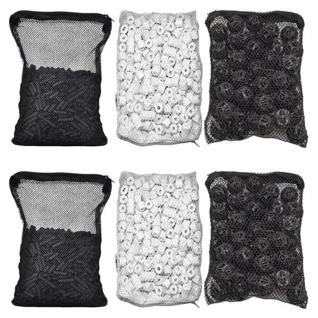 Kits de Medios de Filtro de Acuario CNZ - Carbón Activado y Biológicos