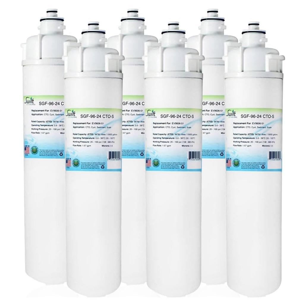 Filtro de Agua Swift Green SGF-96-24 CTO-S - 6 Paquete