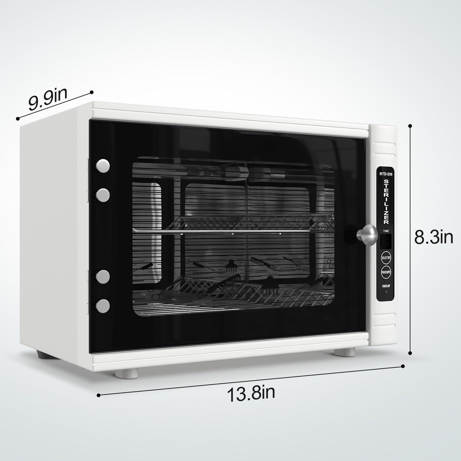Gabinete Desinfectante UV 39.37x30.48x26.67cm con Temporizador