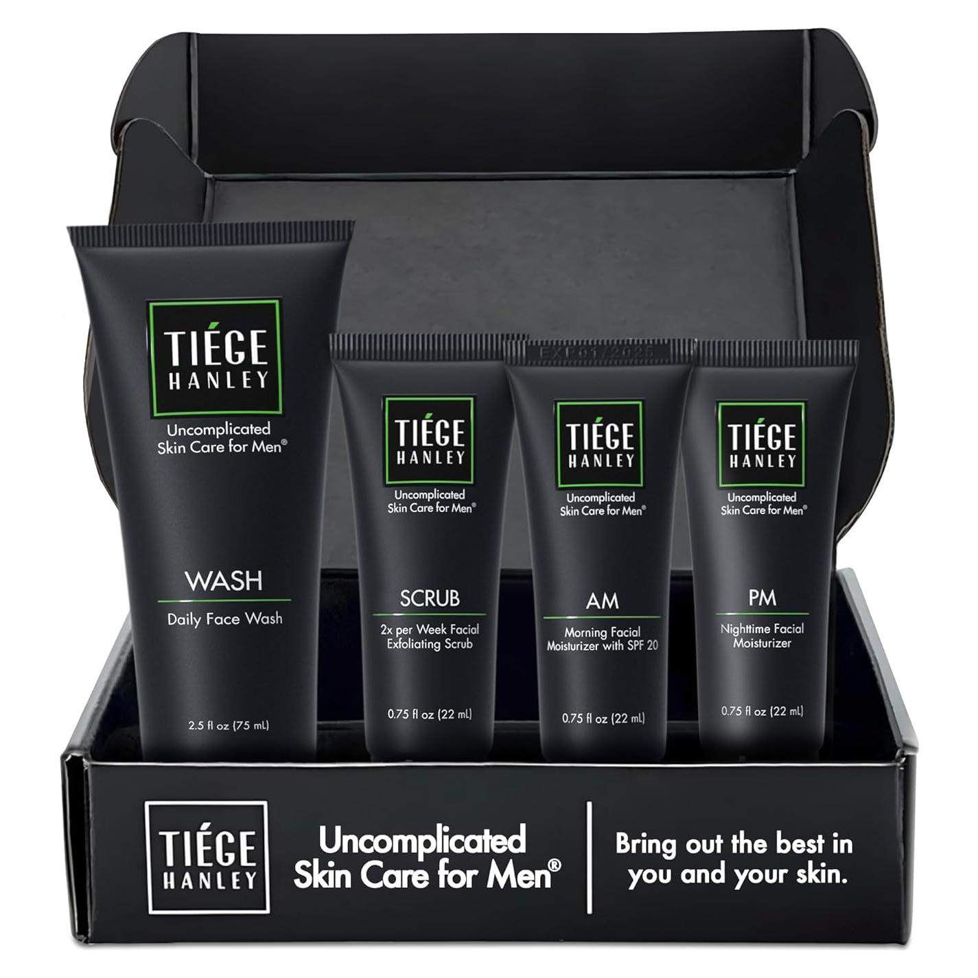 Conjunto de Cuidado de Piel para Hombres Tiege Hanley Nivel 1