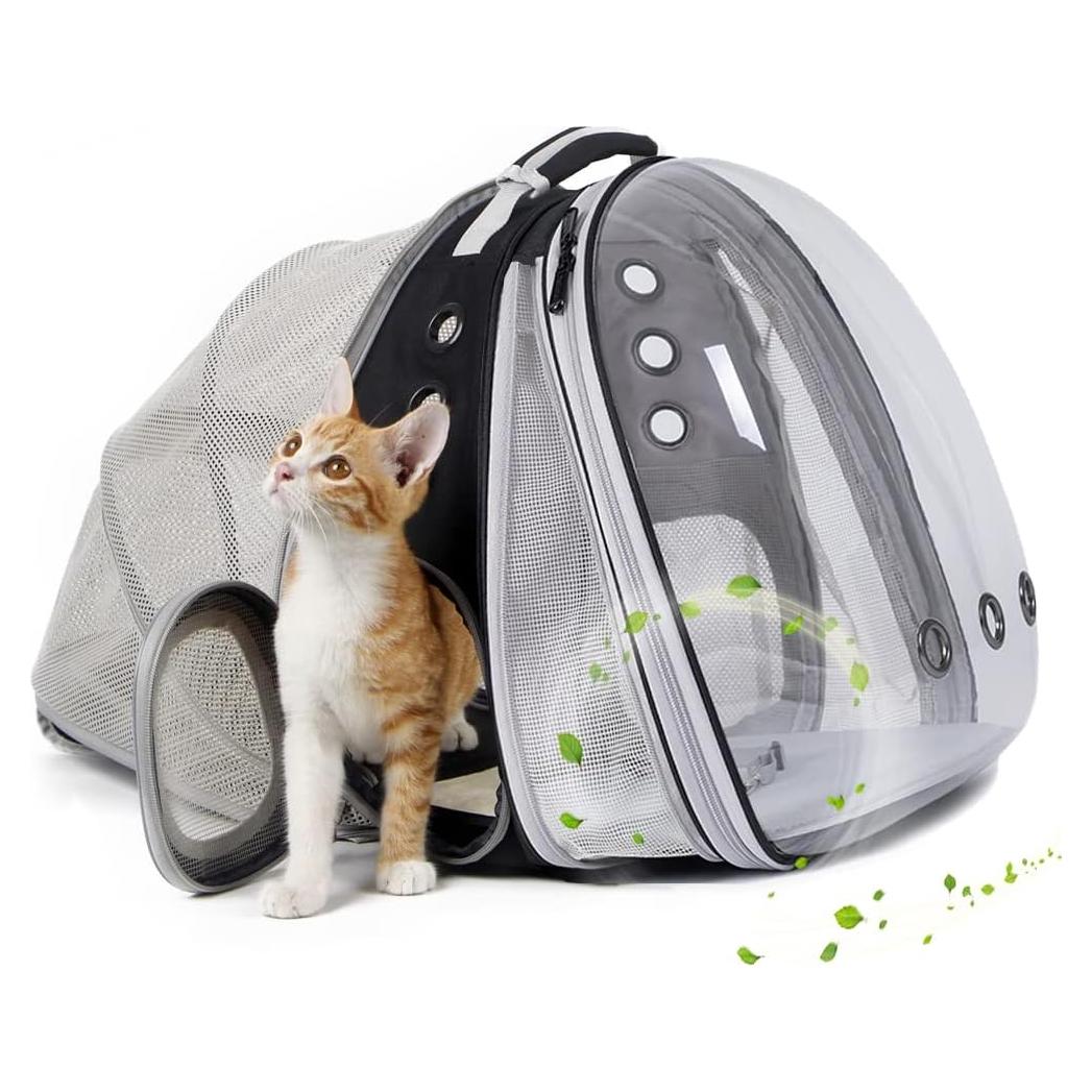 Mochila Transportadora Expandible Halinfer para Gatos 9,07 kg