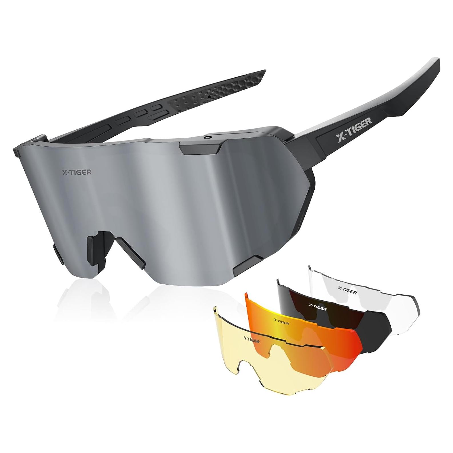 Gafas de Ciclismo X-TIGER 5 Lentes Intercambiables UV400