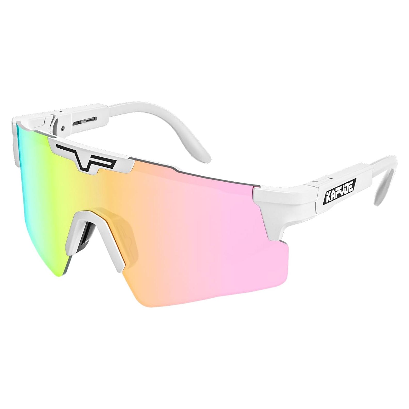 Gafas de Ciclismo KAPVOE UV400 Polarizadas Ajustables