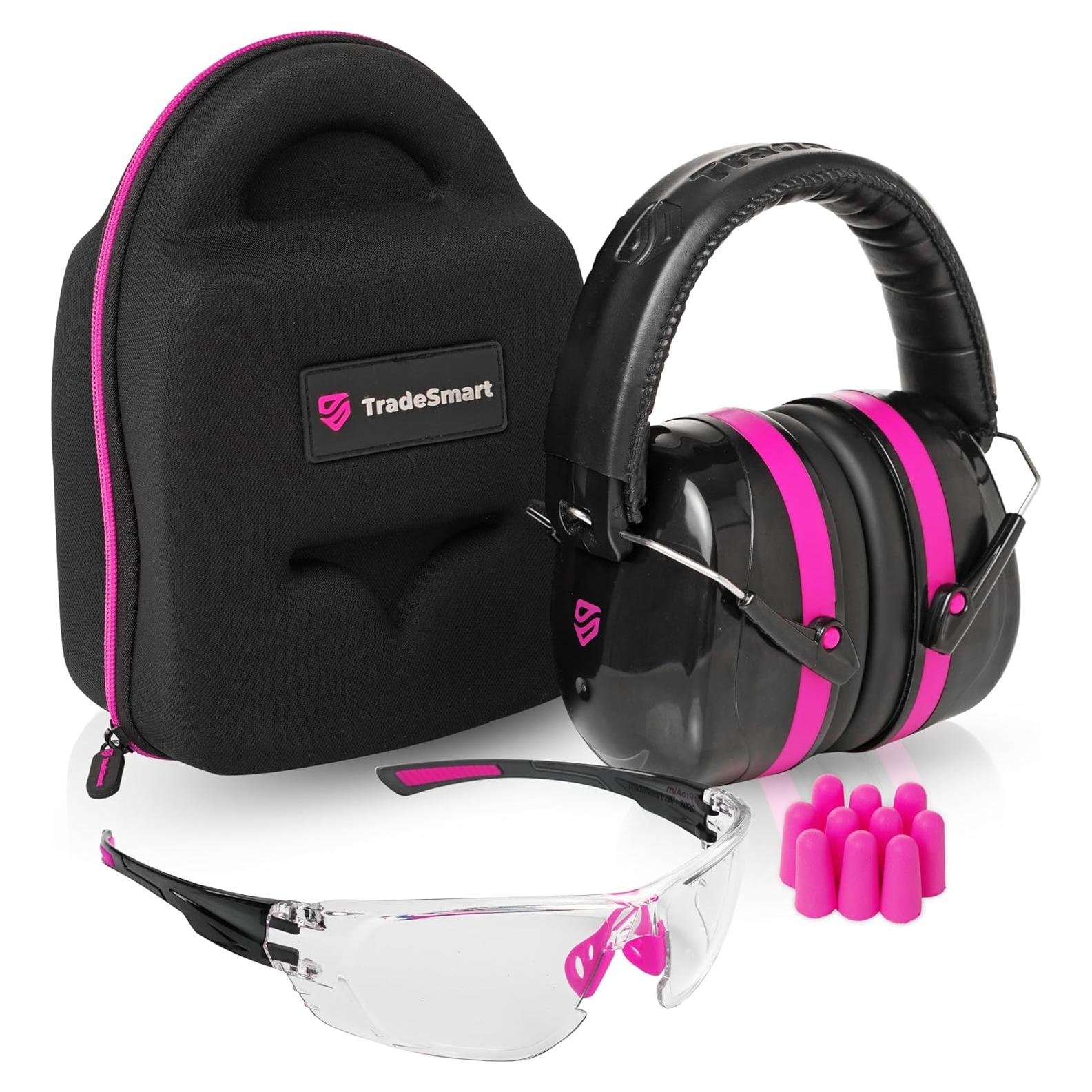 TradeSmart Combo Protección Auditiva y Gafas Tiro NRR 38
