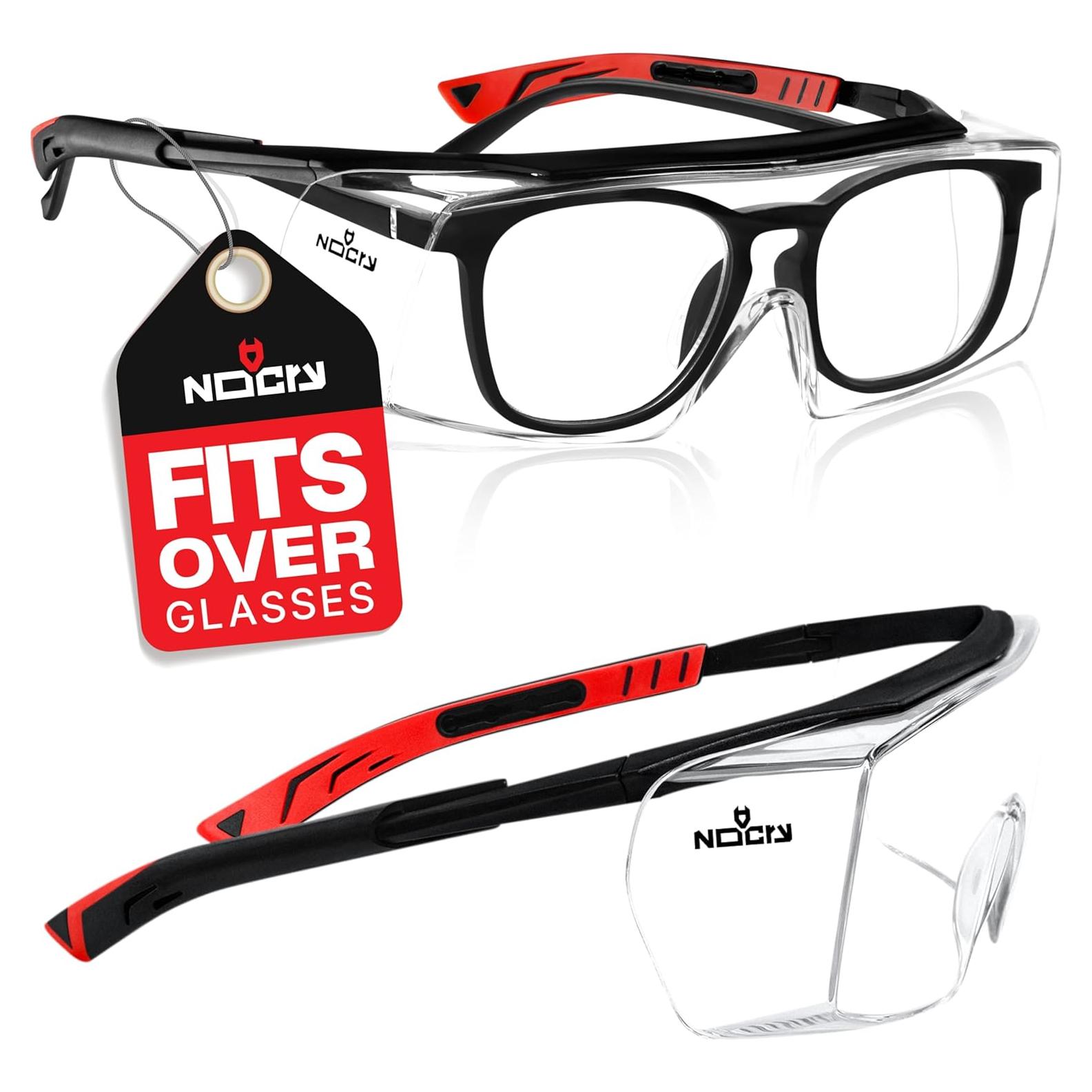 Gafas de seguridad NoCry OTG con protección UV y ajuste cómodo