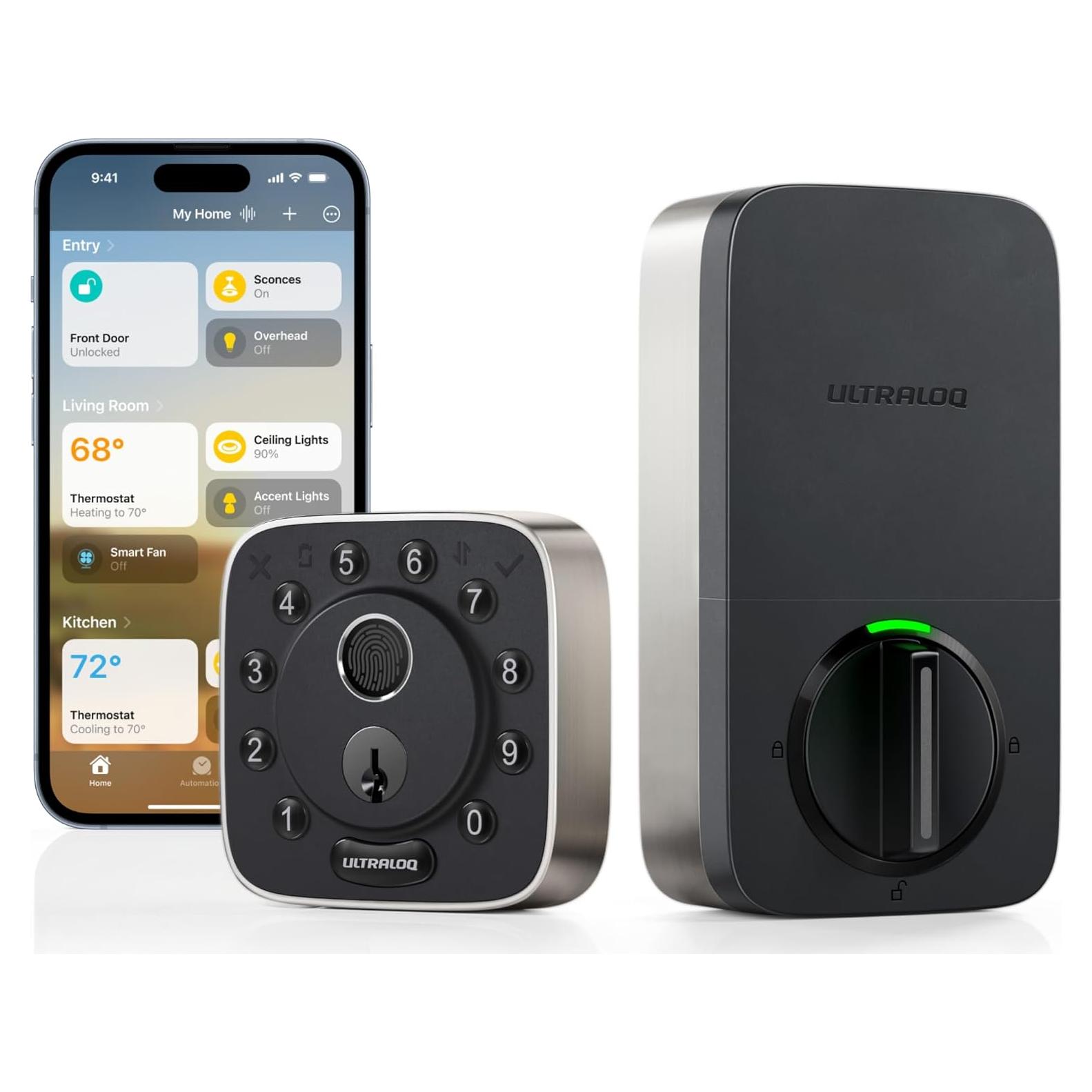 Cerradura Inteligente ULTRALOQ Bolt con Huella Dactilar