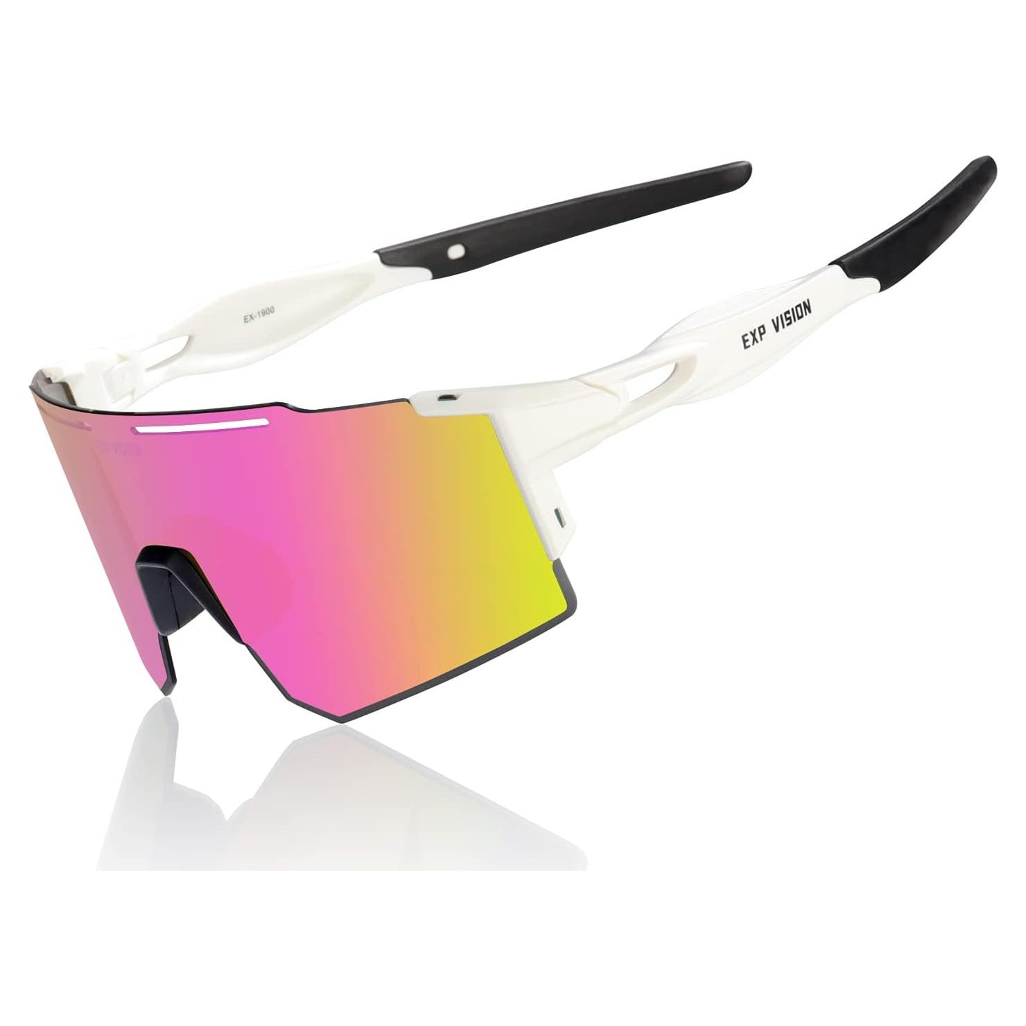 Gafas de Ciclismo Polarizadas TOP VISION EX9200 UV400 Rosa
