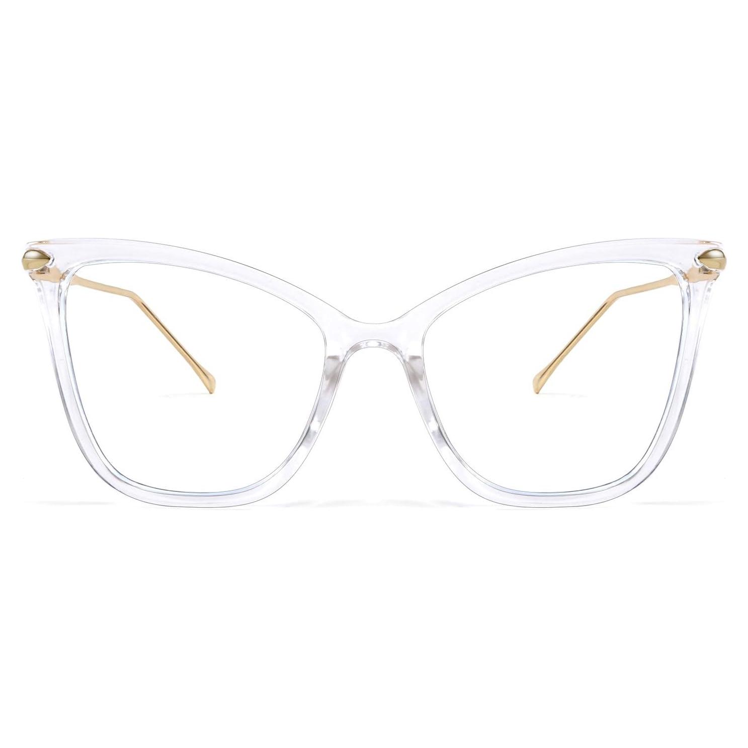 Gafas de Luz Azul FEISEDY Ojo de Gato B2589 Transparente