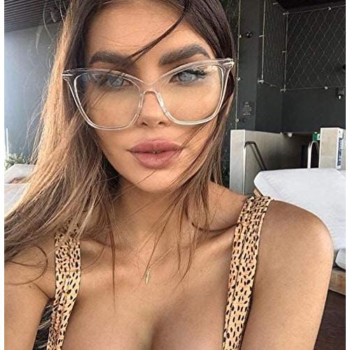 Gafas de Luz Azul FEISEDY Ojo de Gato B2589 Transparente