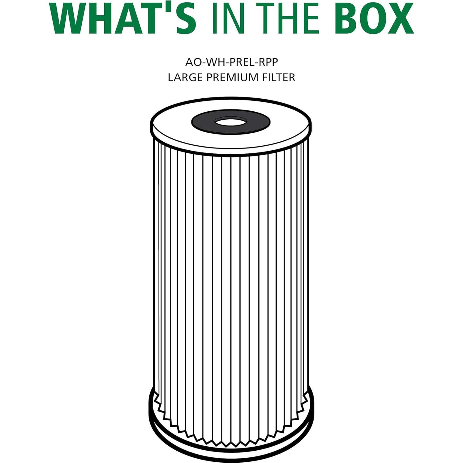 Cartucho Filtro Agua Sedimento AO Smith 40 Micrones 1 Cuenta