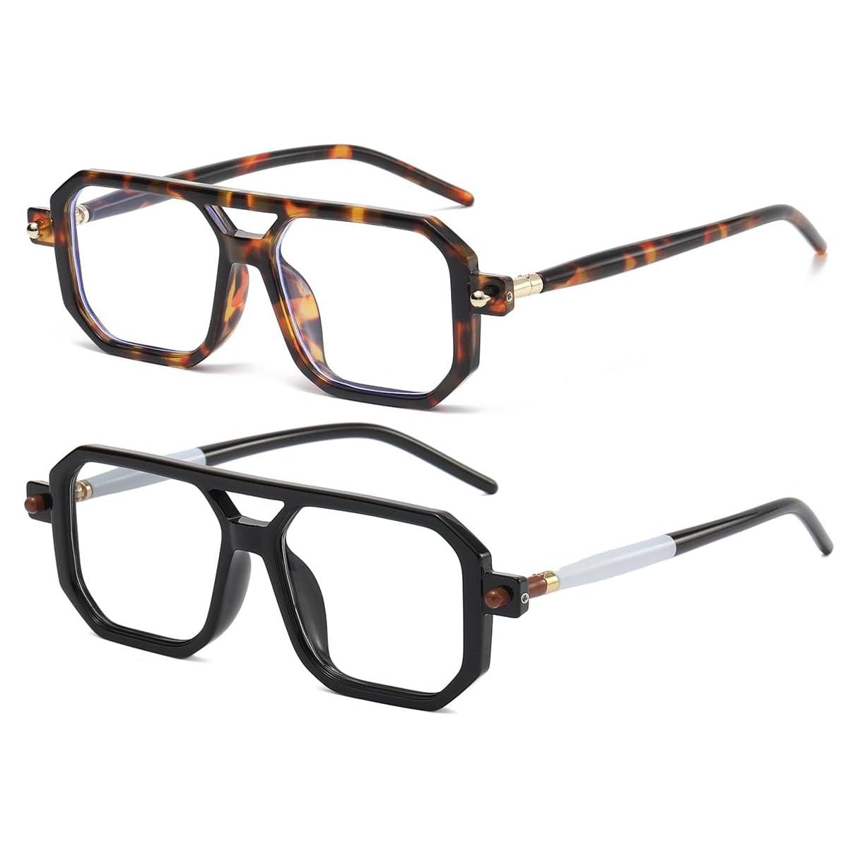 Gafas bloqueadoras de luz azul JOVAKIT unisex estilo cuadrado
