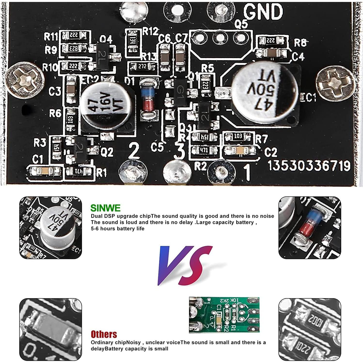 Kit de Podcast SINWE con Micrófono y Mezclador Profesional