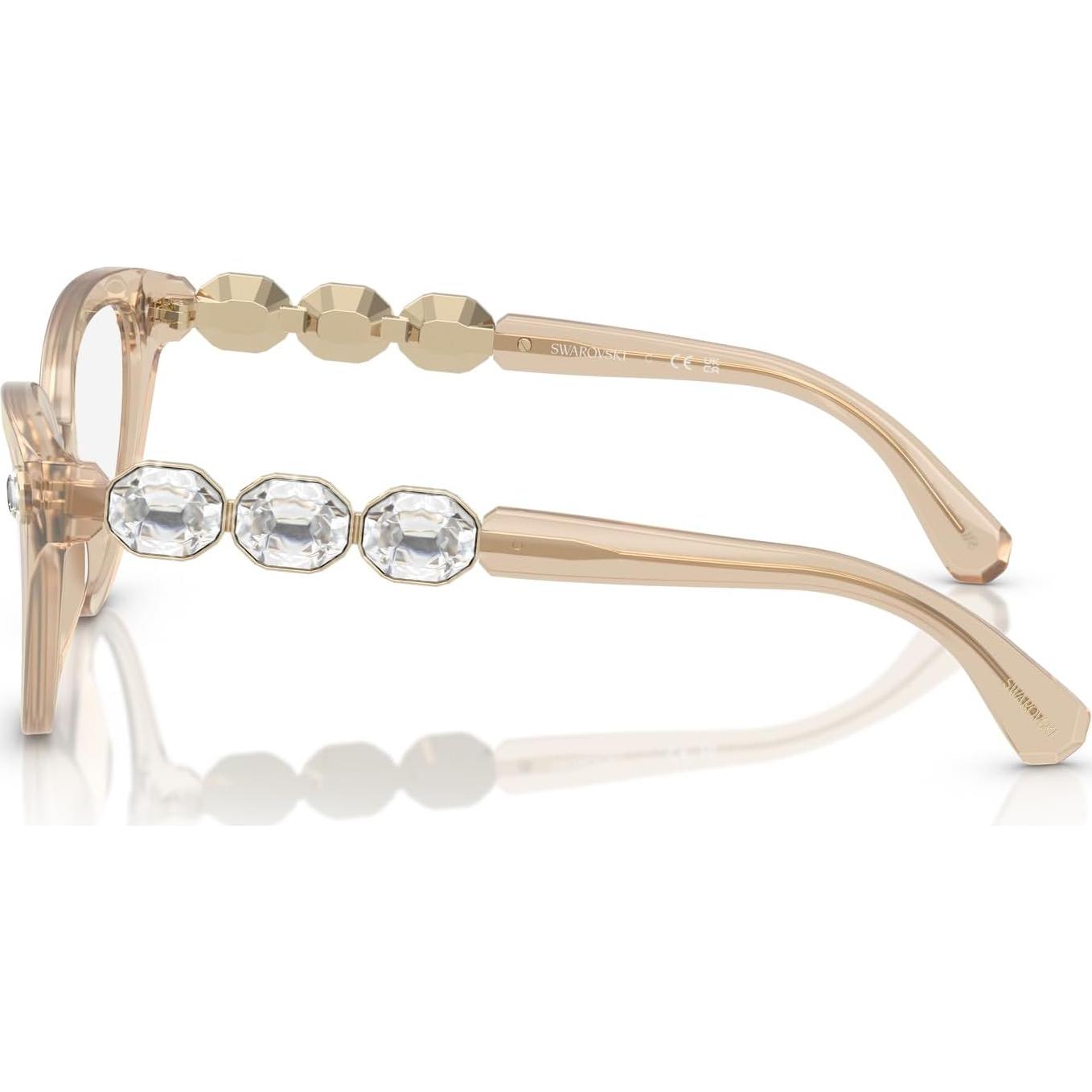 Montura Gafas Cat Eye Swarovski SK2028 Beige 53mm