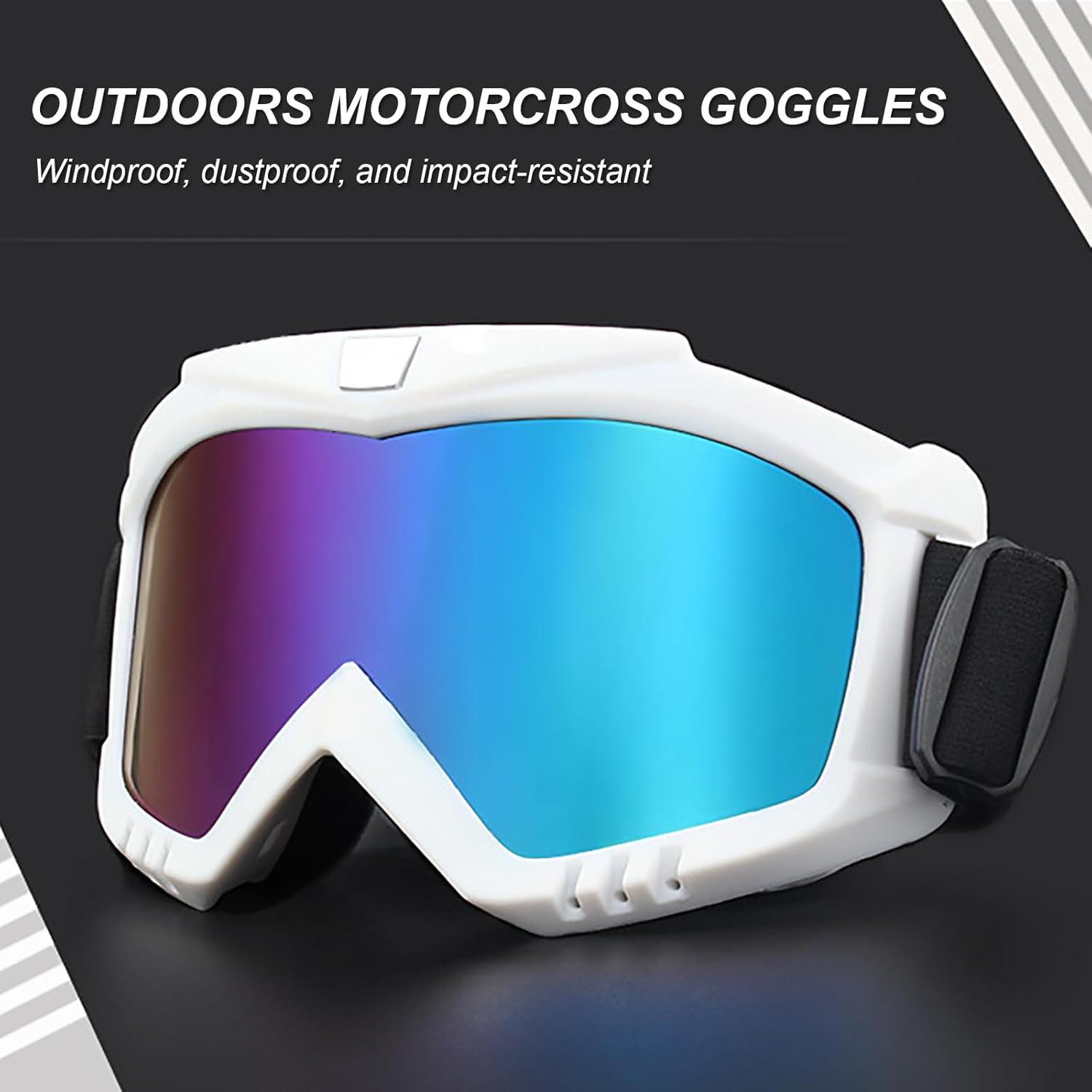 Gafas de motocross Immoono 2 paquetes con lentes coloridos