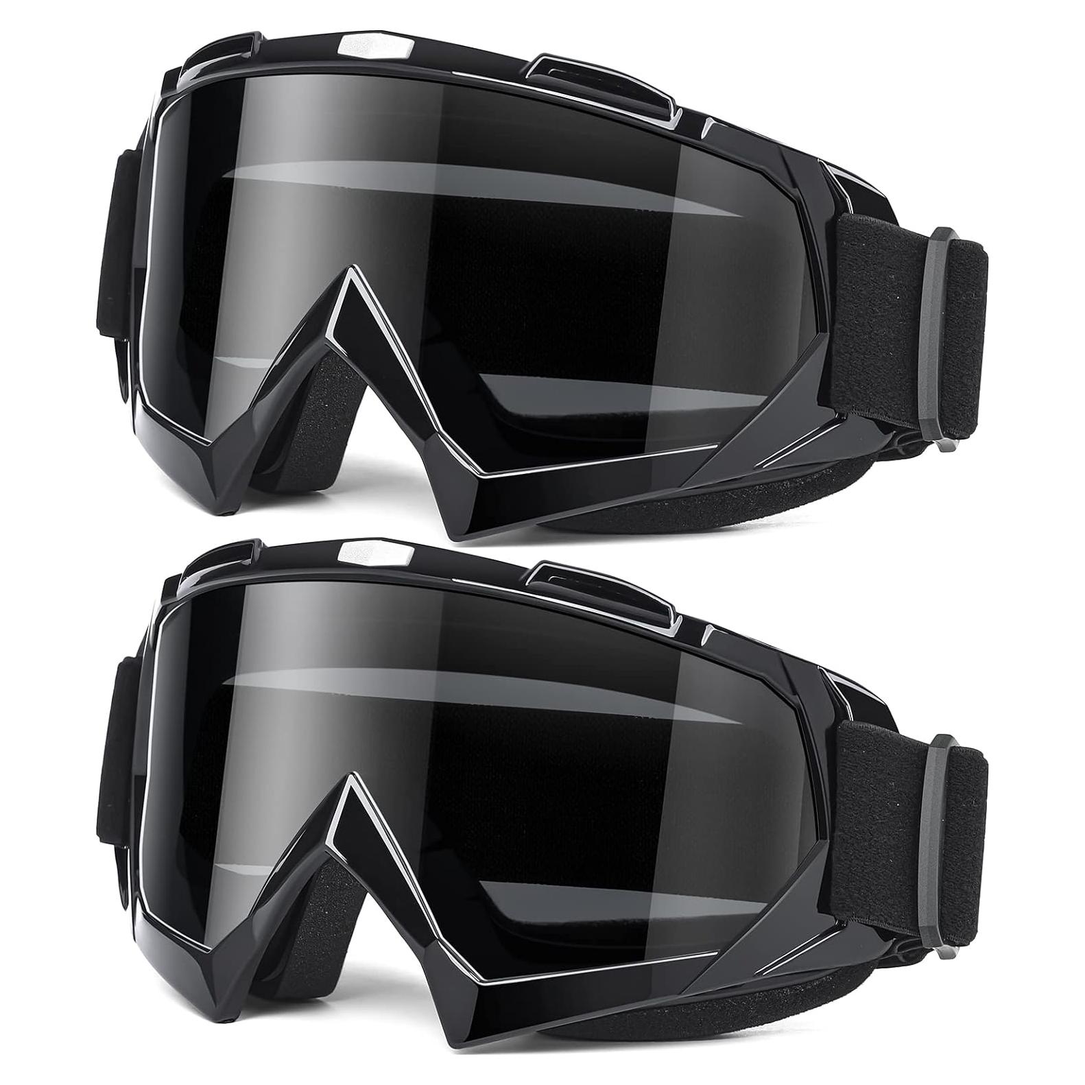 Gafas de Motocross MAMBAOUT Paquete de 2 Adultos UV