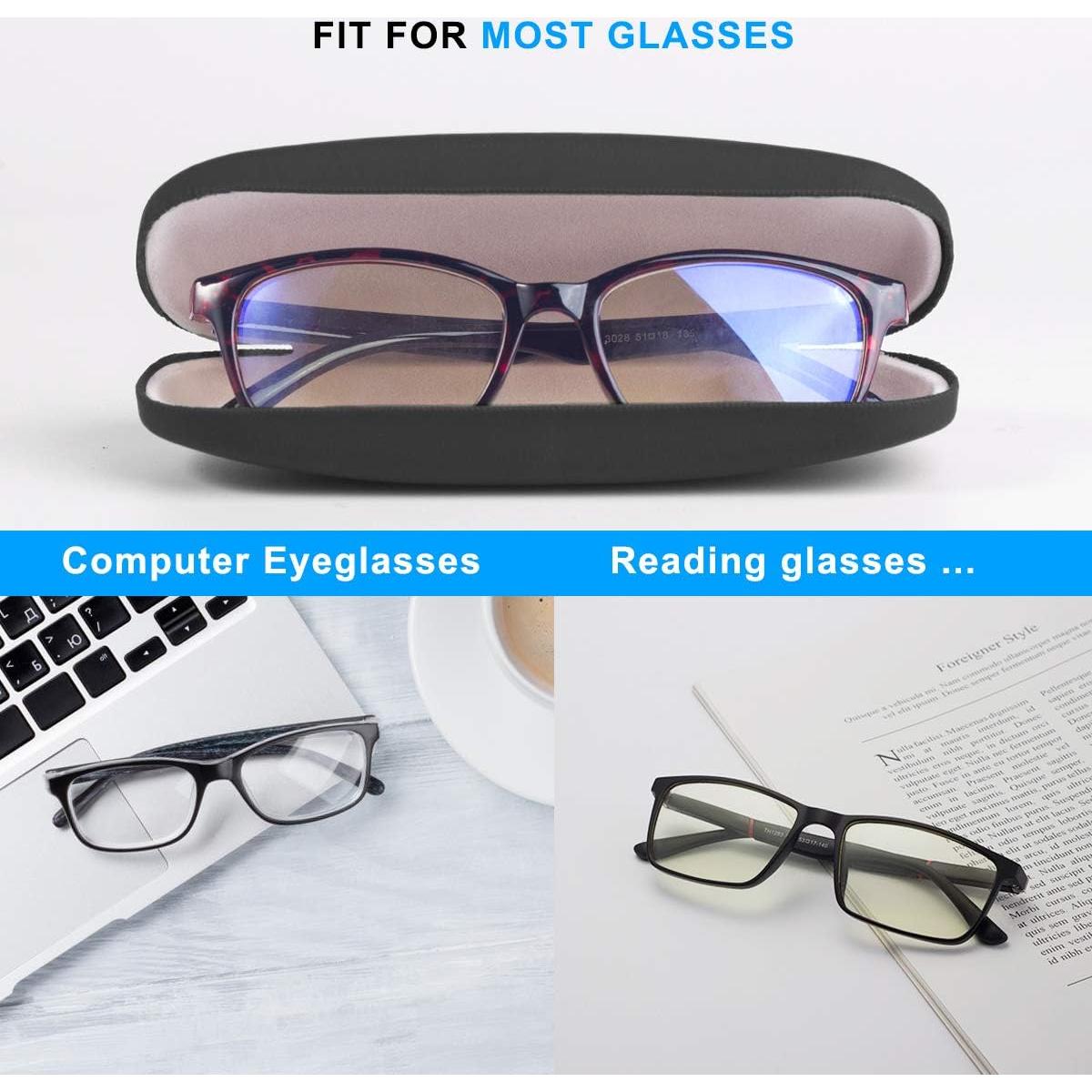 Estuche Duro para Gafas RayLove Negro Unisex 15.24 cm