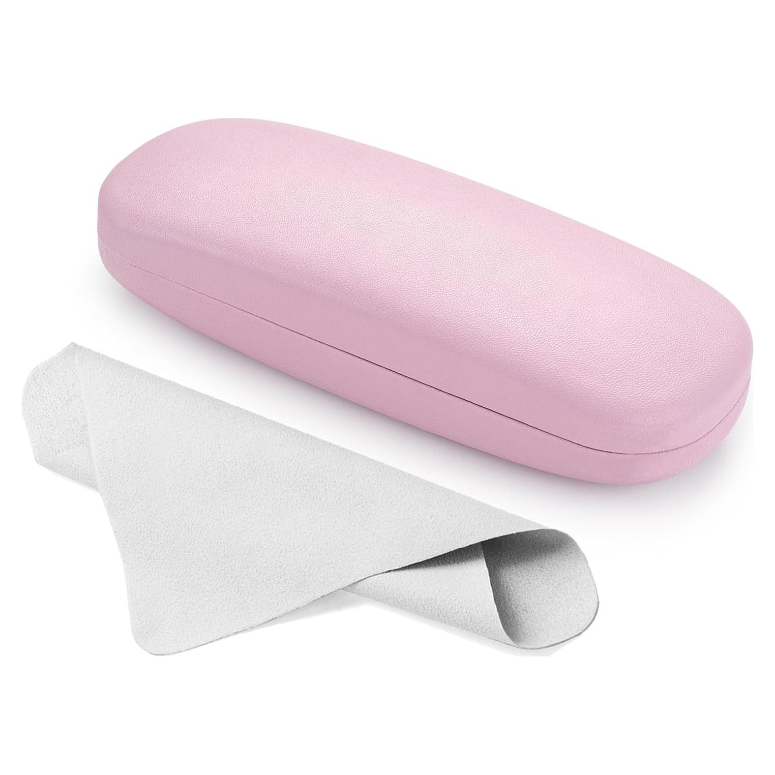 Estuche Duro Marvolia para Gafas de Sol - PU Cuero Rosa