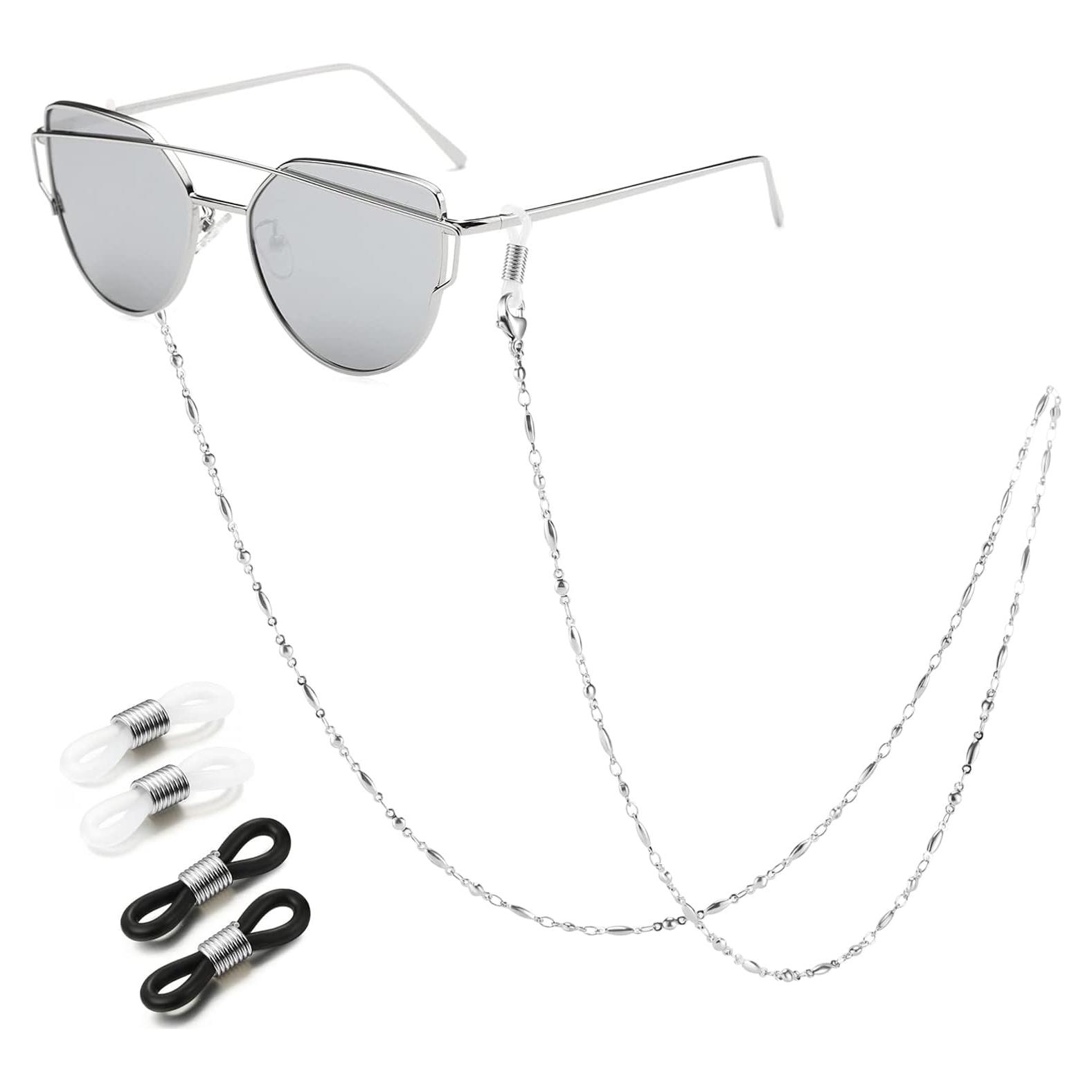Cadena de Gafas SAM & LORI para Mujer - Plata, Oro, Negro