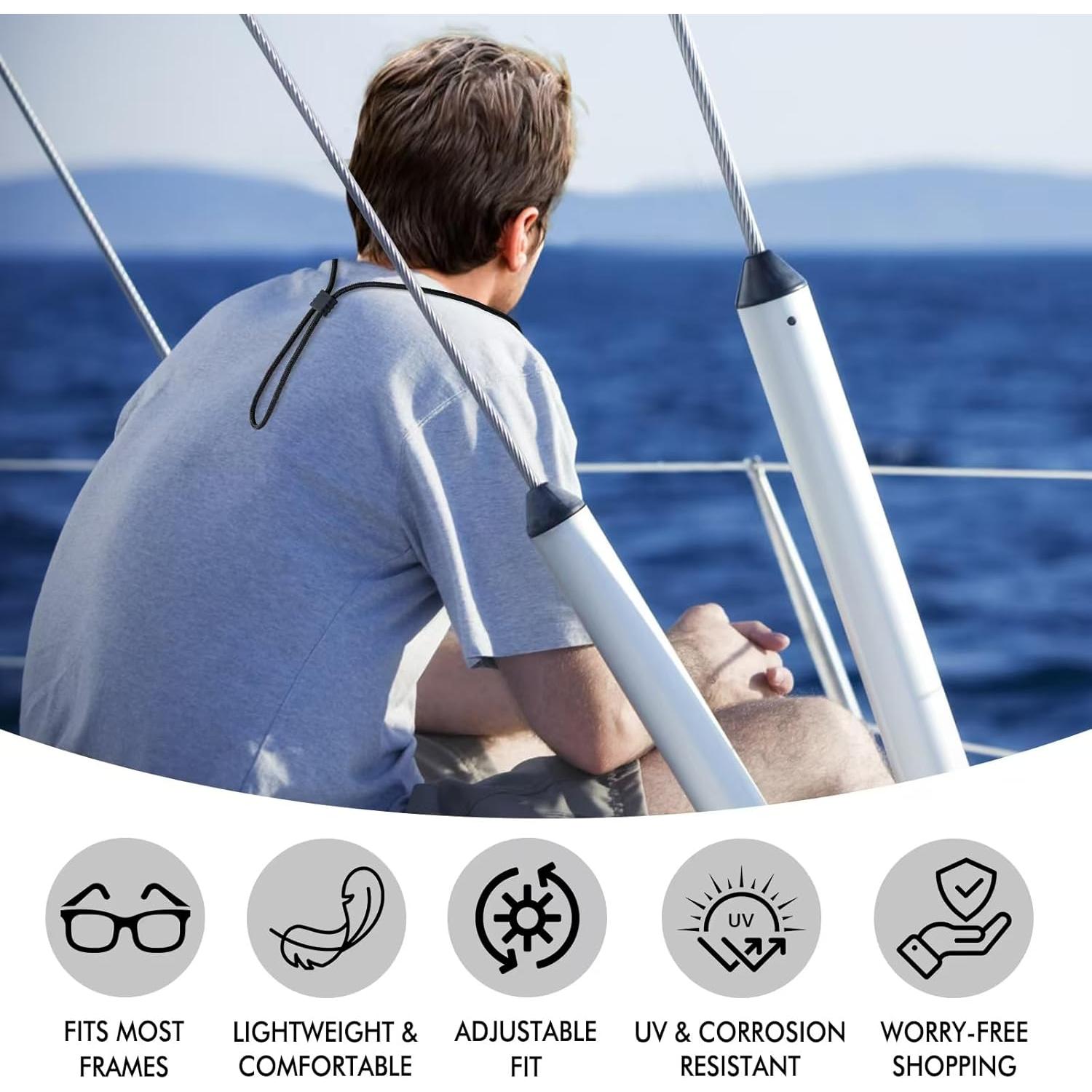 Correa Ajustable para Gafas - 3 Pcs - Suave y Cómoda