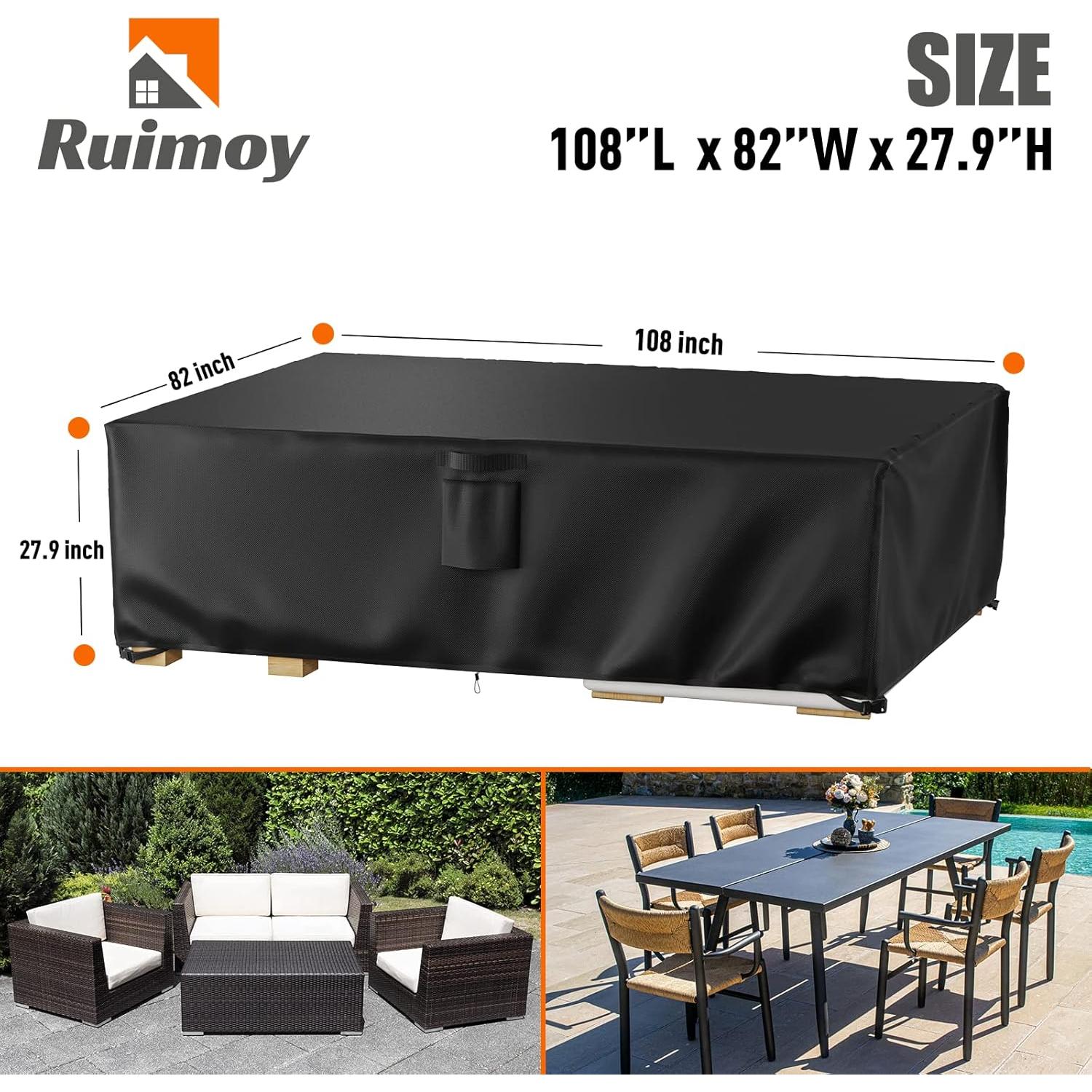 Cubierta de Muebles de Patio Ruimoy 274x208 cm Impermeable