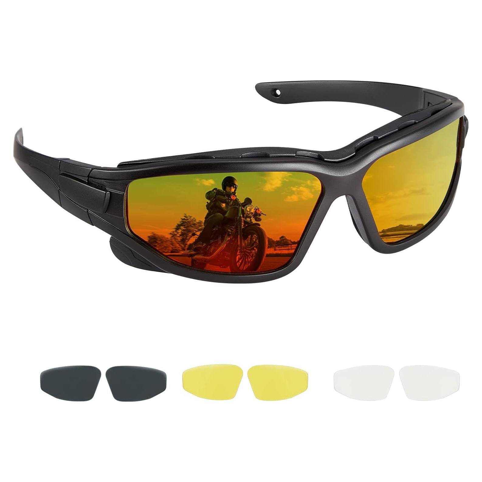 Gafas de Motocicleta KEMIMOTO con Lentes Intercambiables