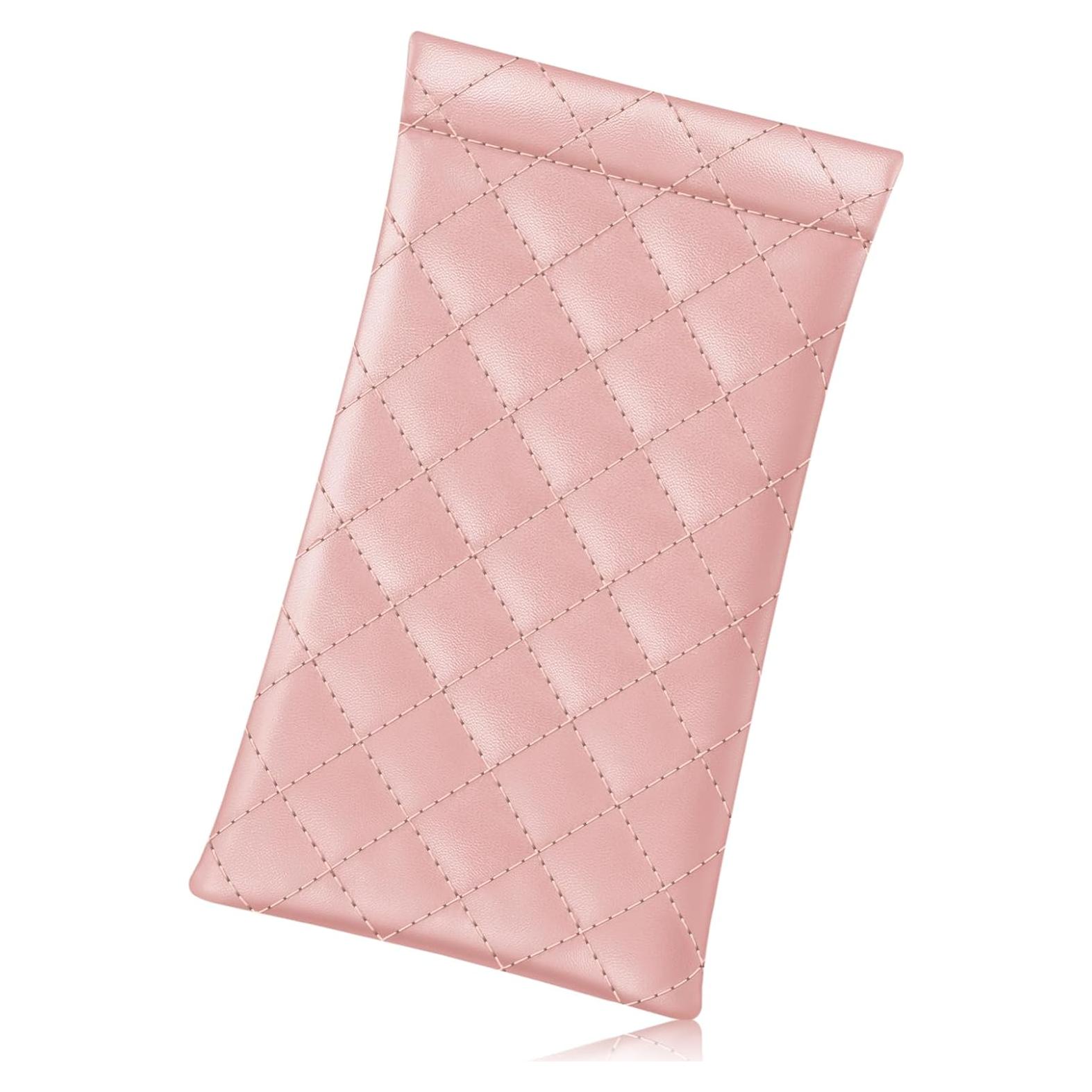 Funda para Gafas Fintie Rosa con Paño de Limpieza