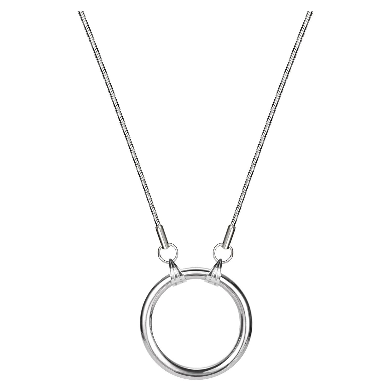 Collar de Gafas Acero Inoxidable 70cm Cadena de Serpiente