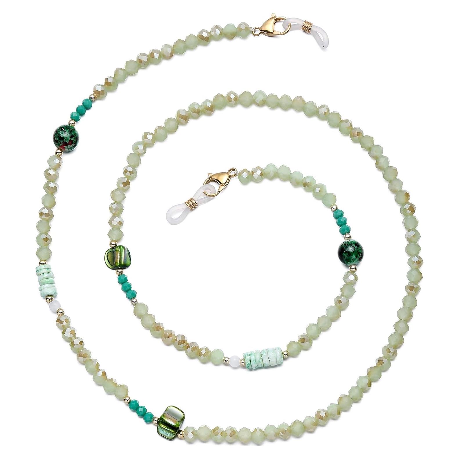 Cadena de Gafas con Perlas de Cristal Soporte 72cm